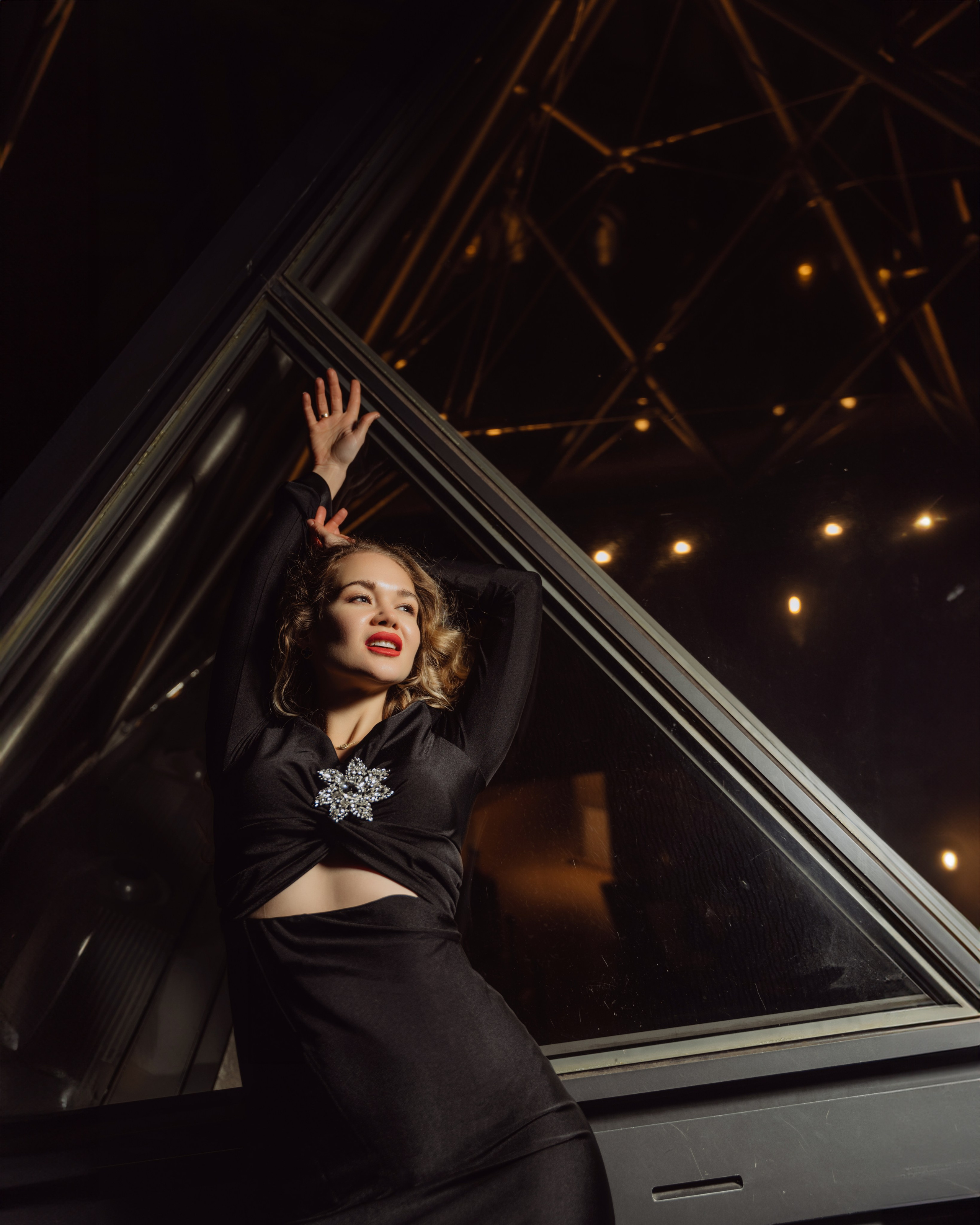 Night Paris/Ночная фотоссесия в Париже. Professional photographer in Paris — Shybitska Iryna