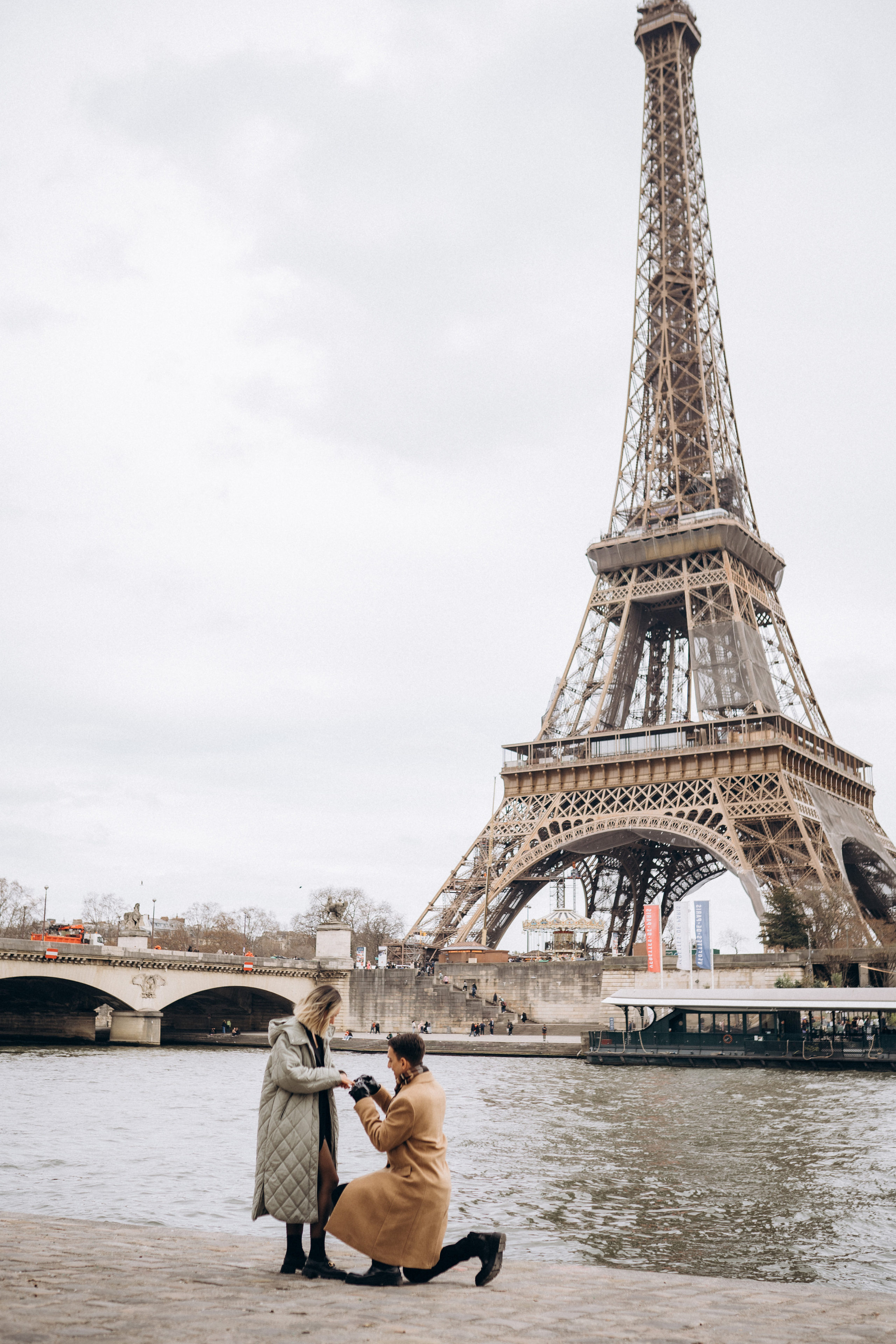 Proposal in Paris — Photographer Paris. Professional photographer in Paris — Shybitska Iryna