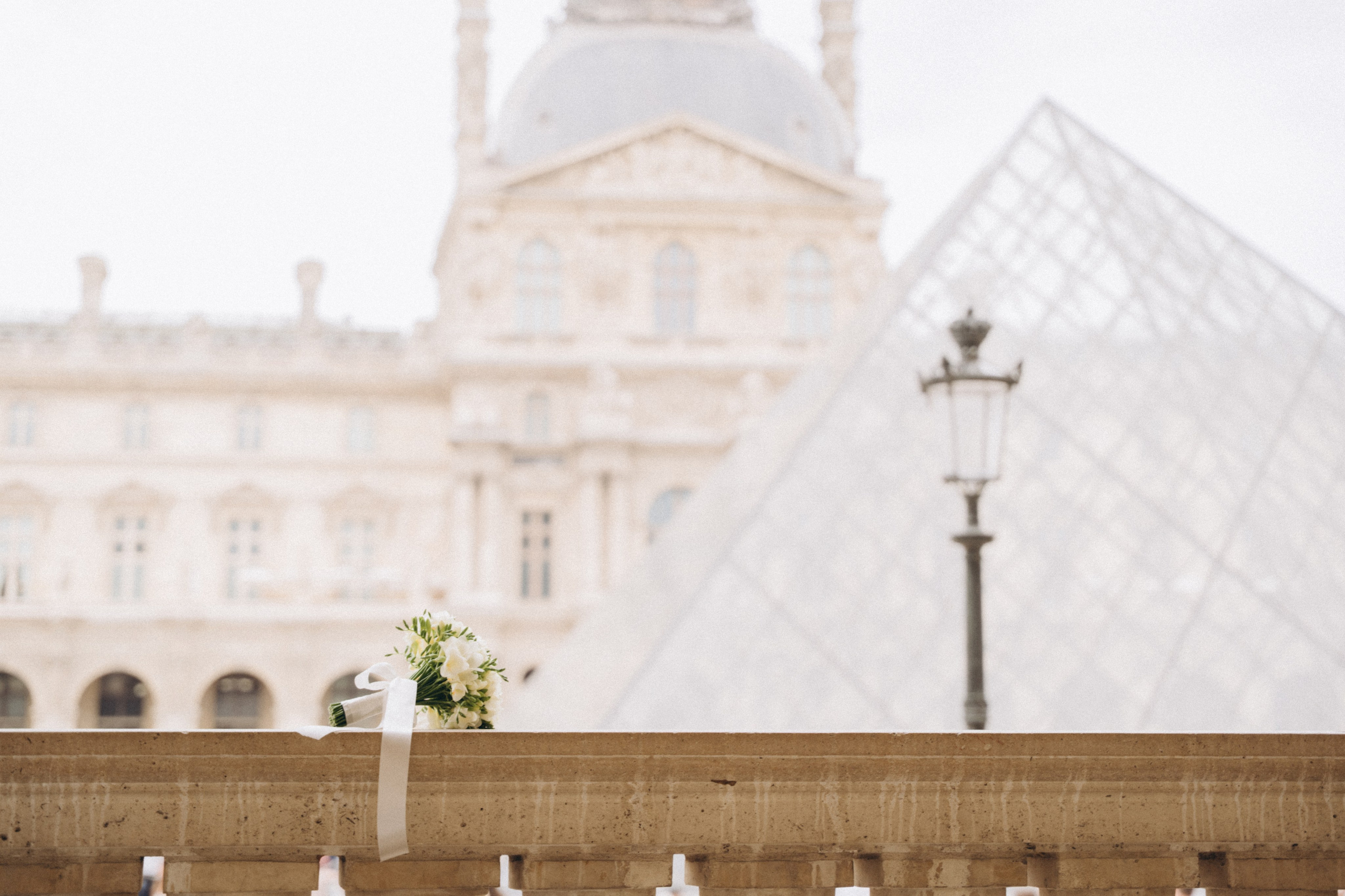Wedding Day in Paris and Reception. Professional photographer in Paris — Shybitska Iryna