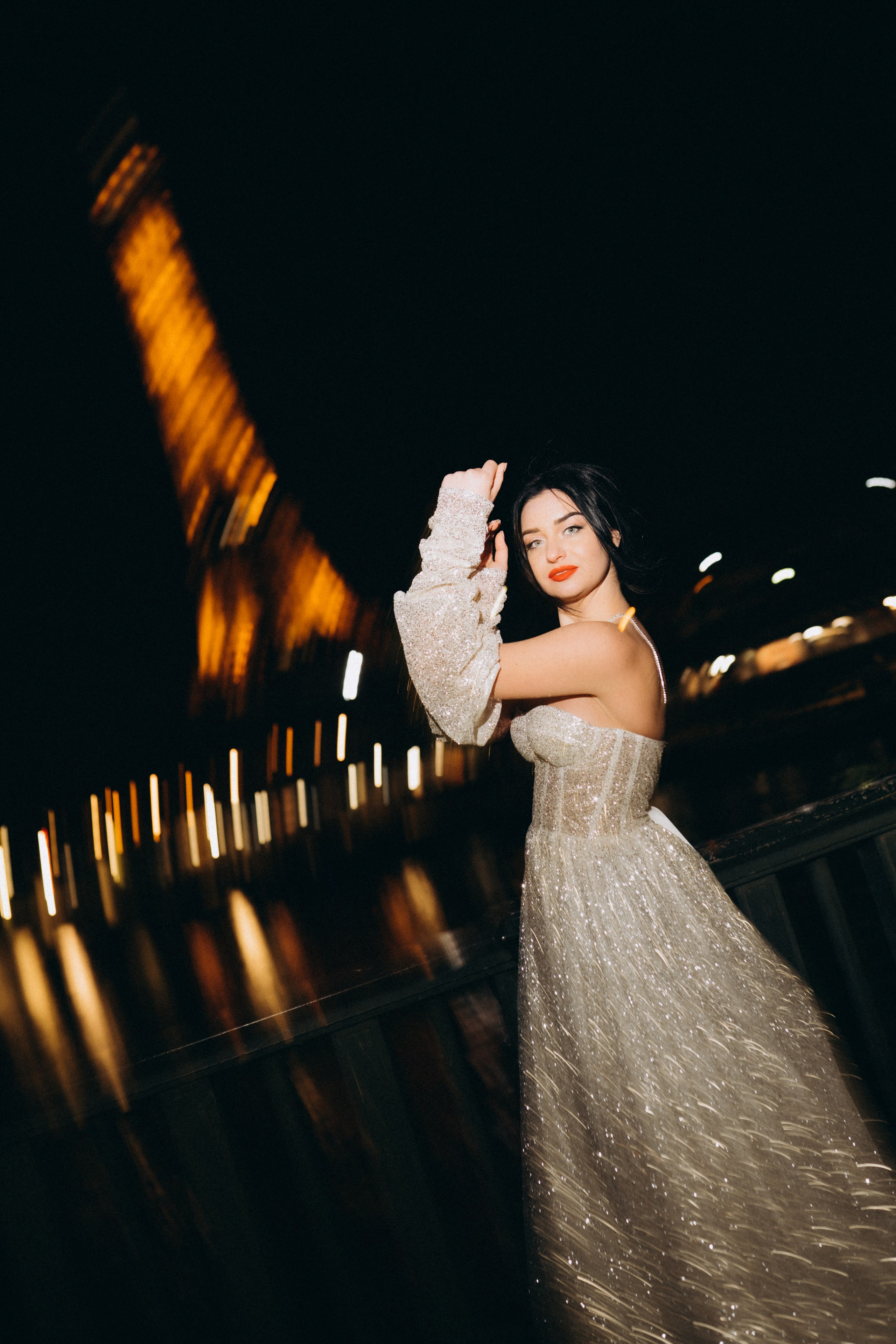 Night Paris/Ночная фотоссесия в Париже. Professional photographer in Paris — Shybitska Iryna