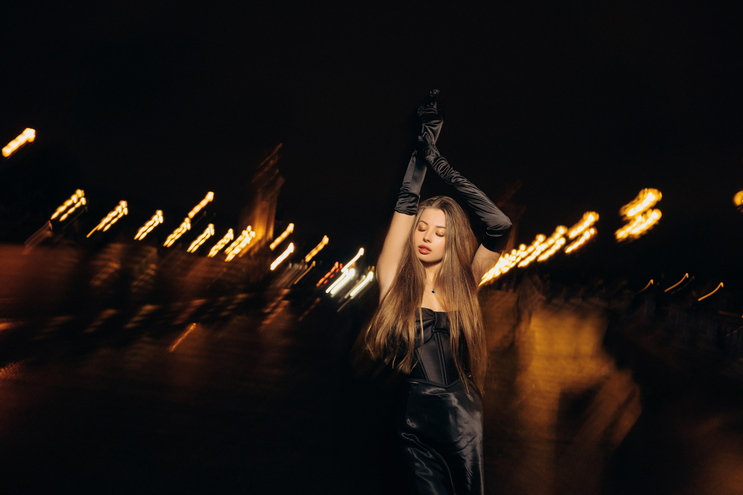 Night Paris/Ночная фотоссесия в Париже. Professional photographer in Paris — Shybitska Iryna