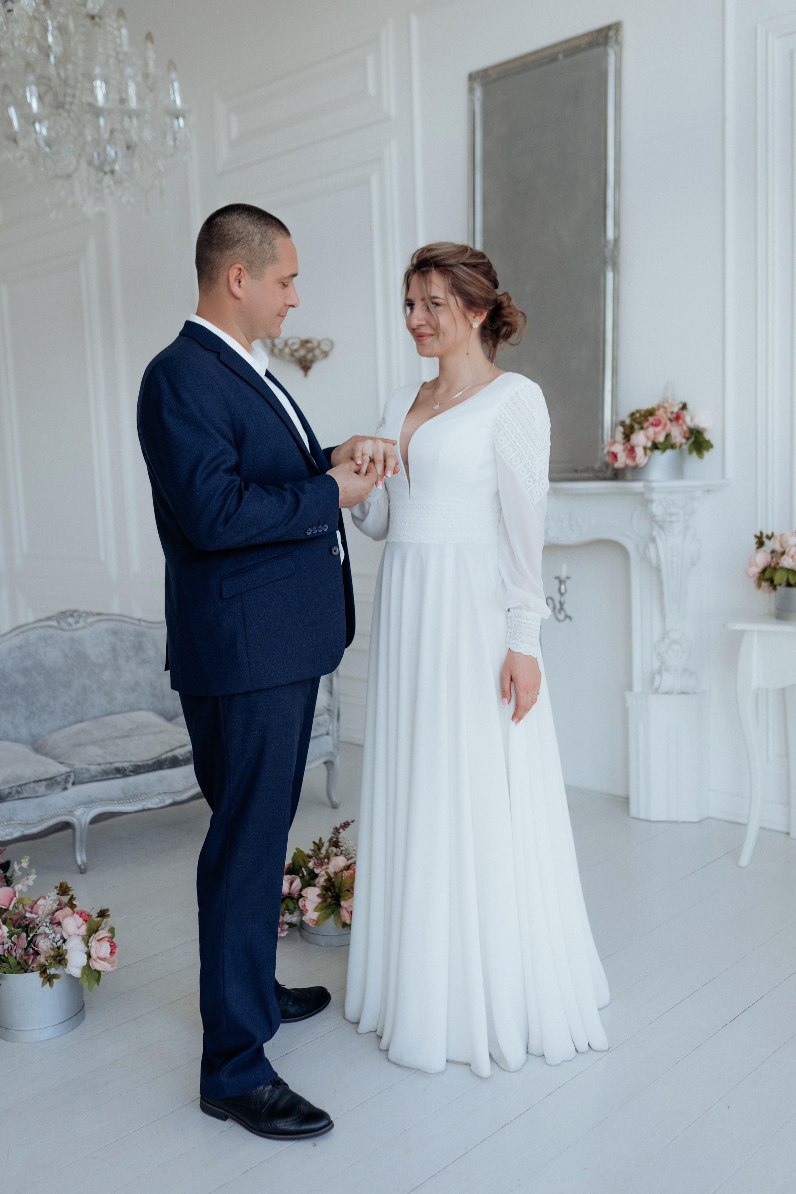 Весільна фотосесія в парку ВДНГ та студії. Professional photographer in Paris — Shybitska Iryna