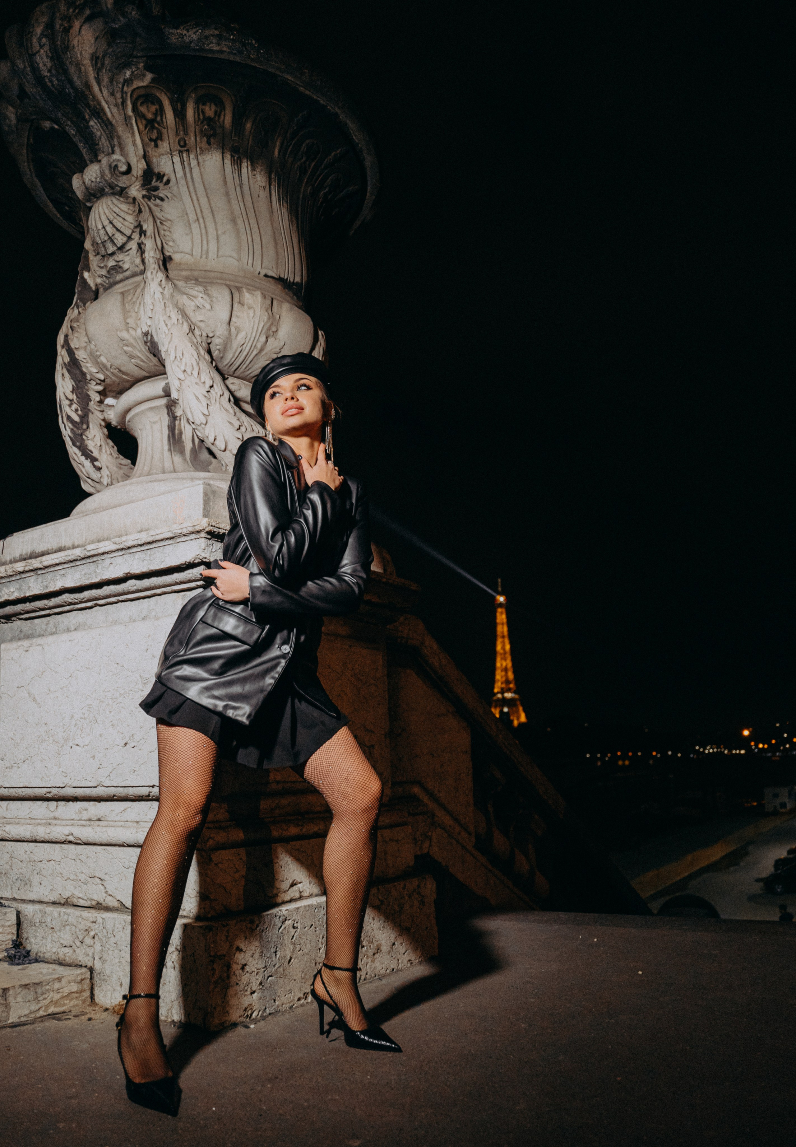 Night Paris/Ночная фотоссесия в Париже. Professional photographer in Paris — Shybitska Iryna