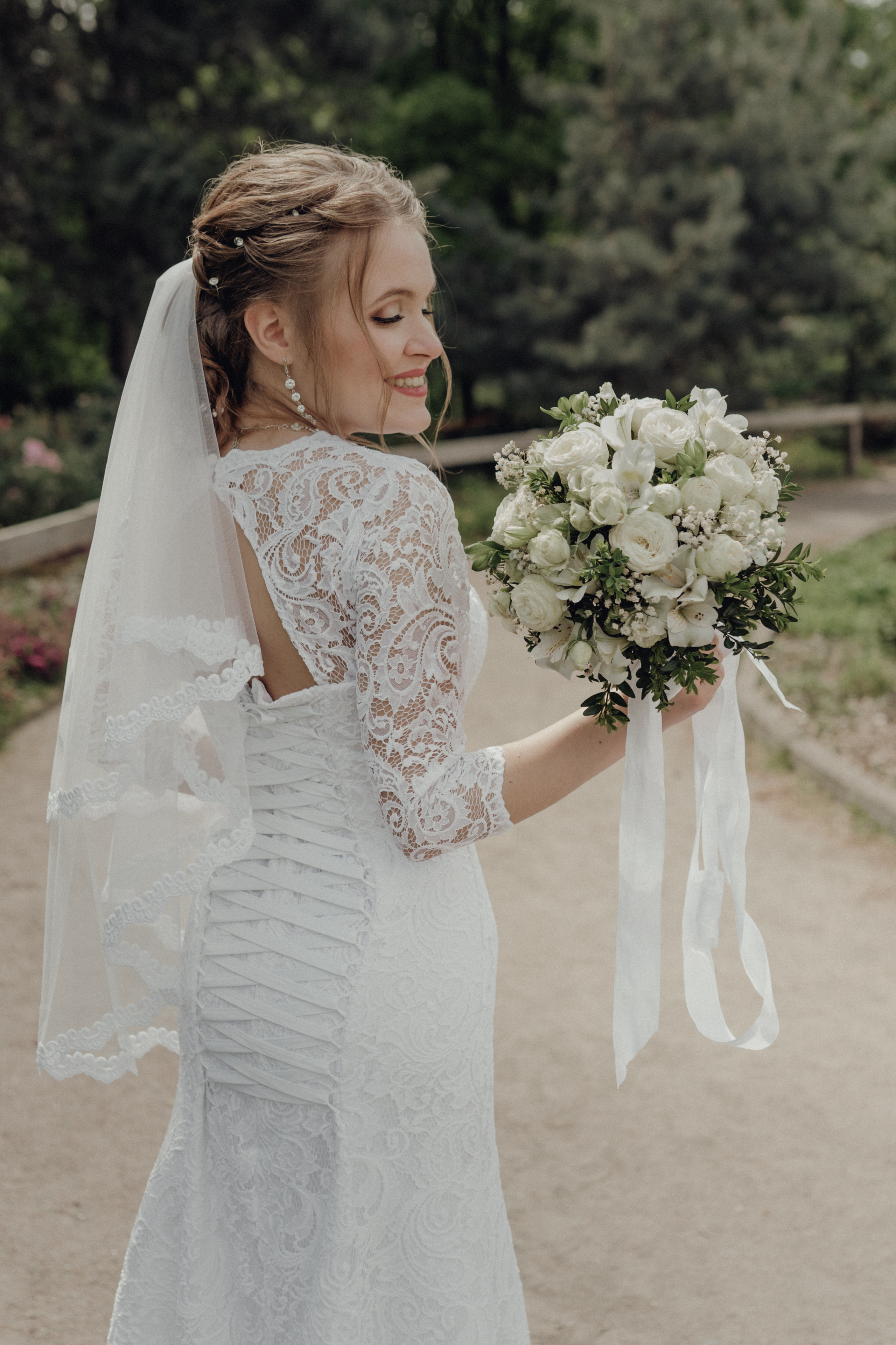 Весільна фотосесія — Ботанічний сад. Professional photographer in Paris — Shybitska Iryna