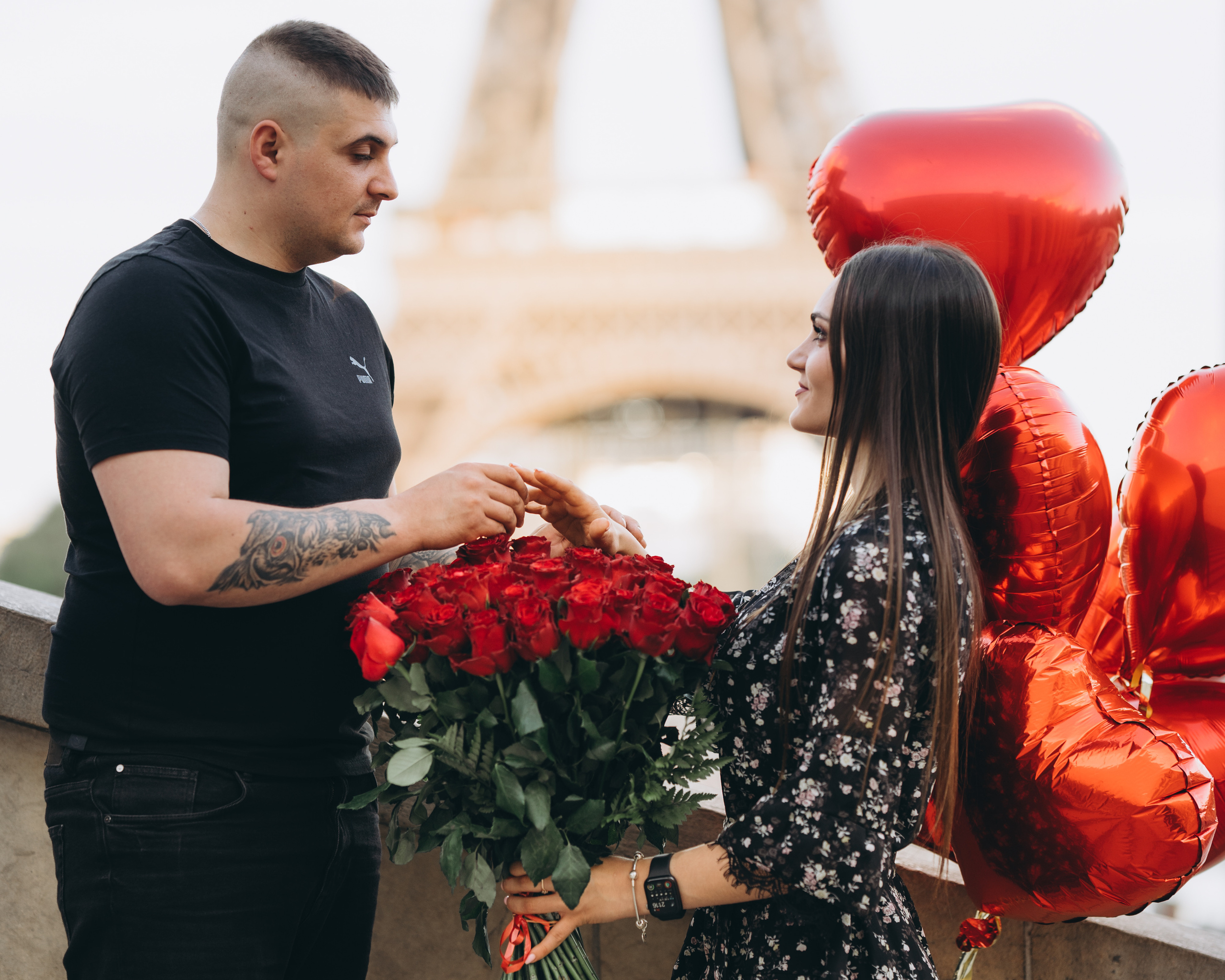 Engagement — Photo session lasts 1 hour. Professional photographer in Paris — Shybitska Iryna