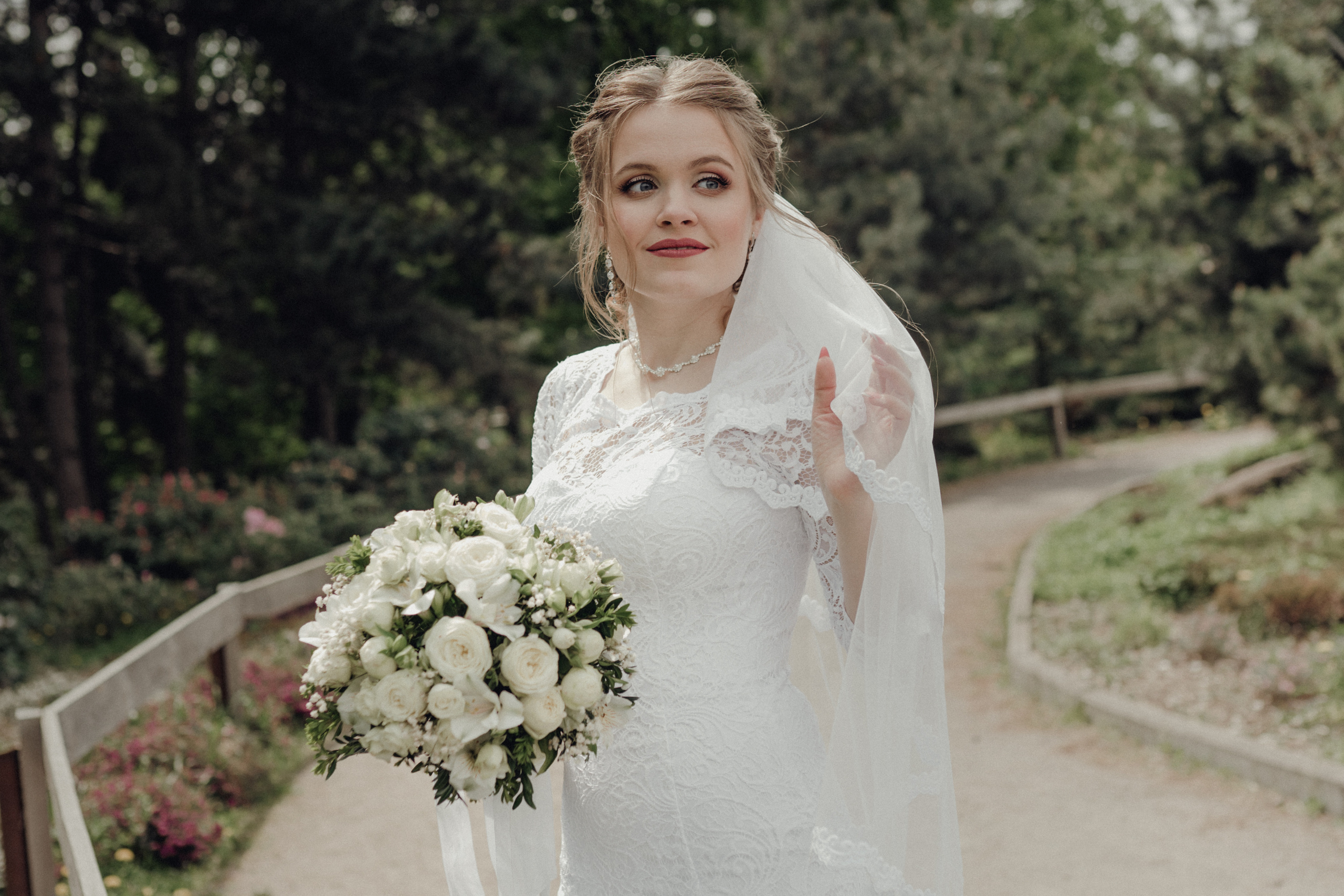 Весільна фотосесія — Ботанічний сад. Professional photographer in Paris — Shybitska Iryna