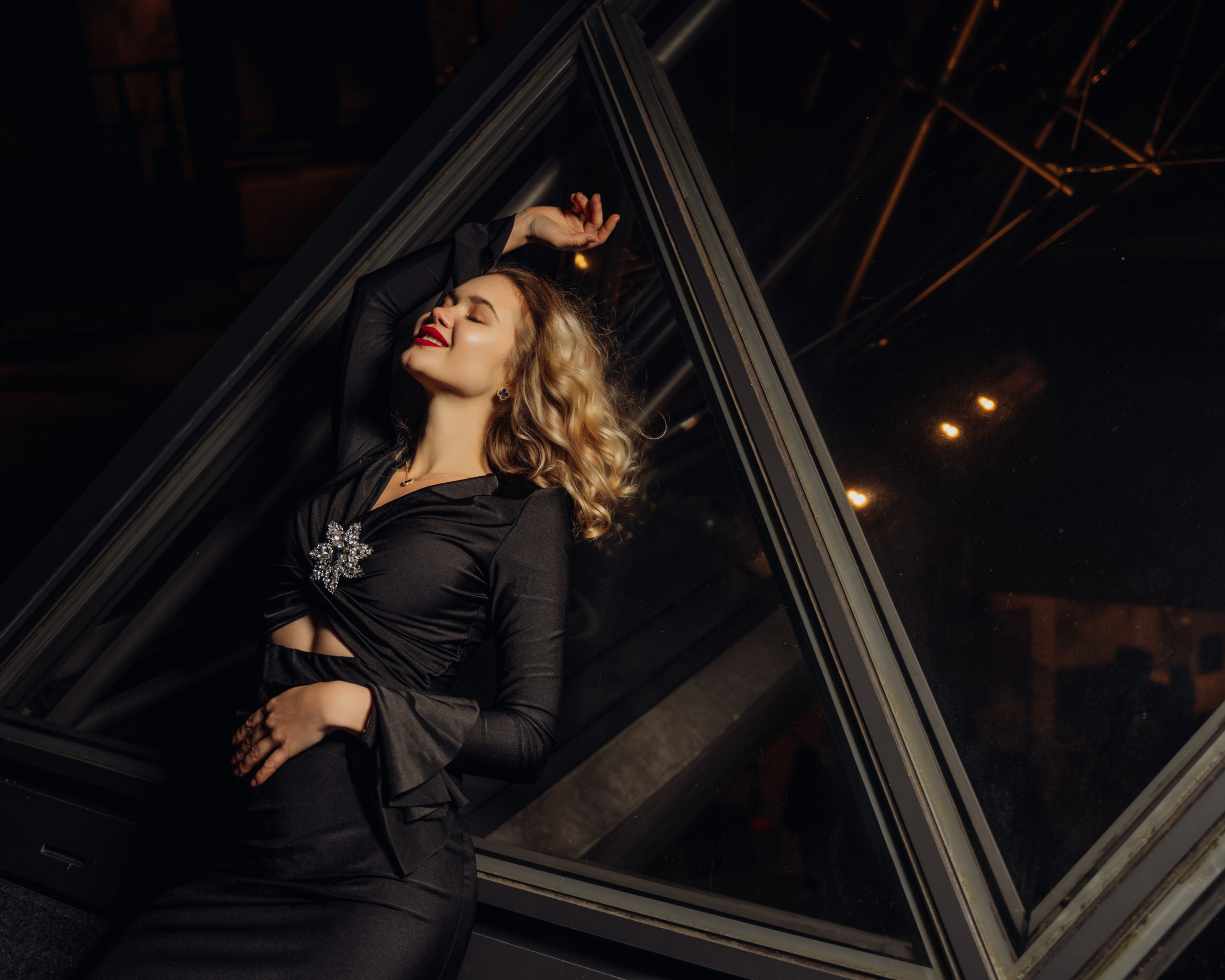 Night Paris/Ночная фотоссесия в Париже. Professional photographer in Paris — Shybitska Iryna