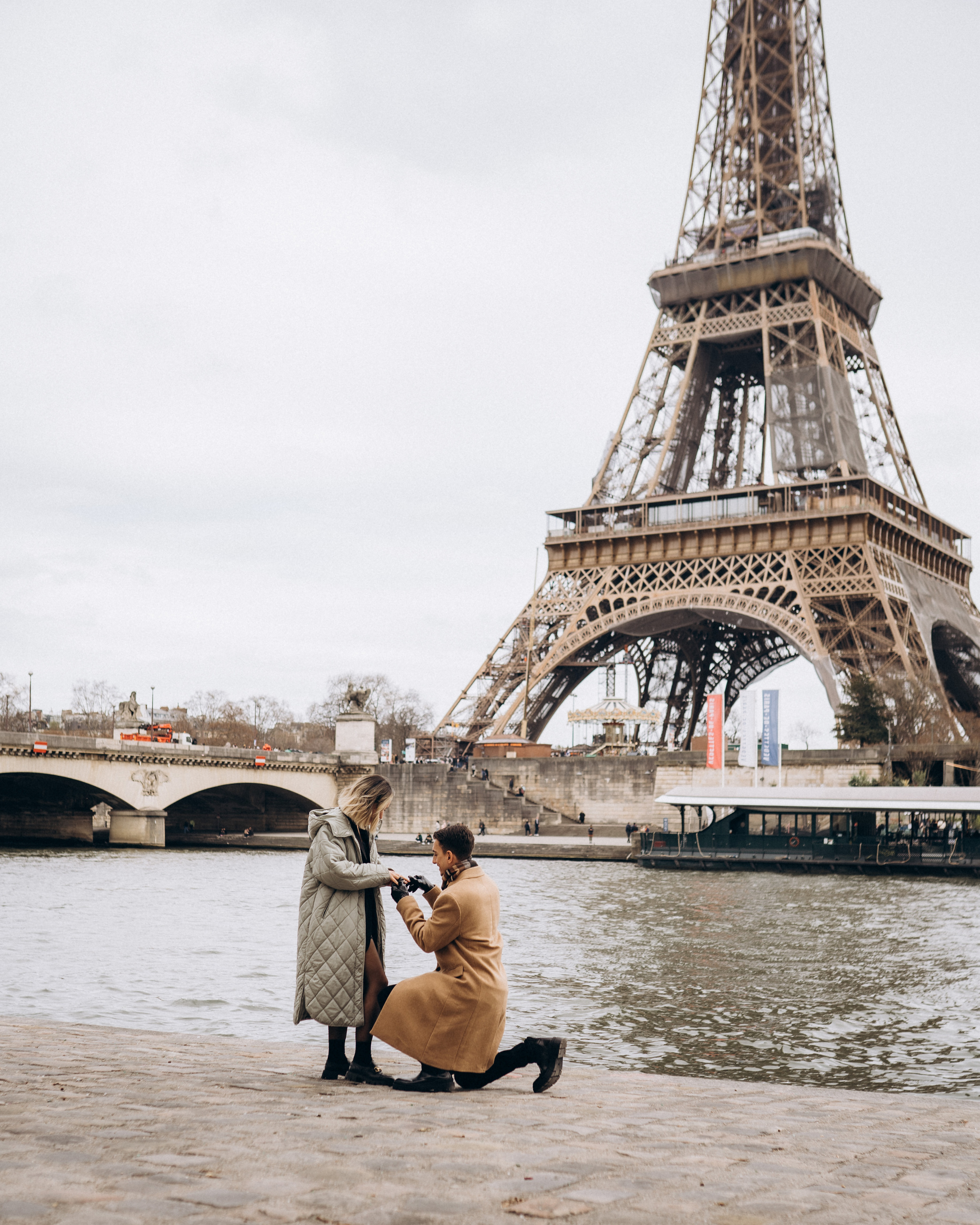 Proposal in Paris — Photographer Paris. Professional photographer in Paris — Shybitska Iryna