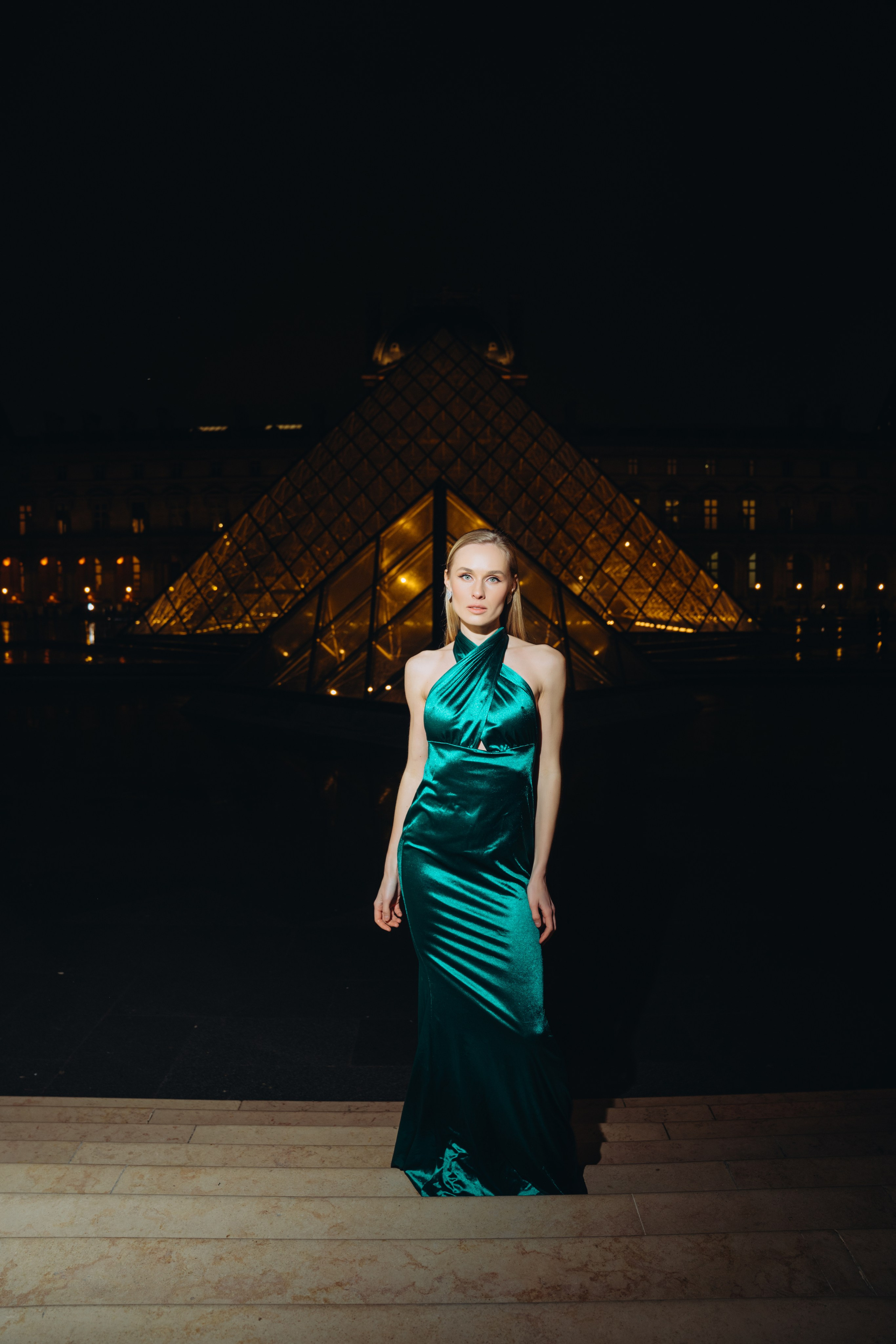Night Paris/Ночная фотоссесия в Париже. Professional photographer in Paris — Shybitska Iryna
