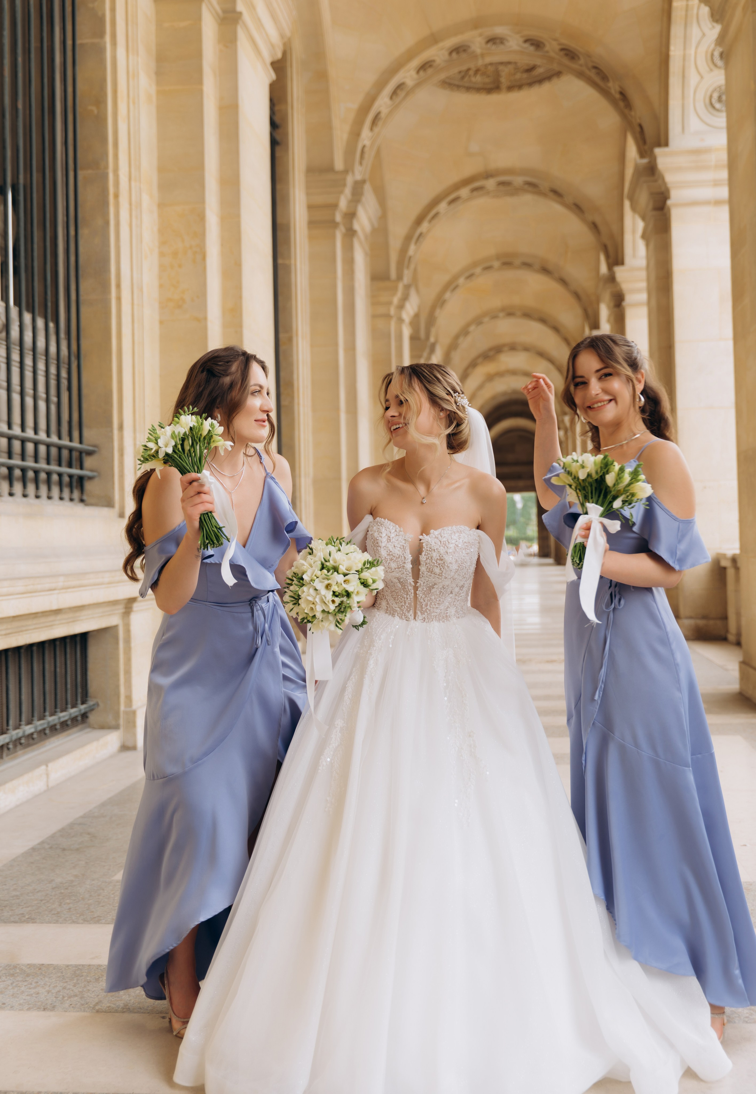 Wedding Day in Paris and Reception. Professional photographer in Paris — Shybitska Iryna