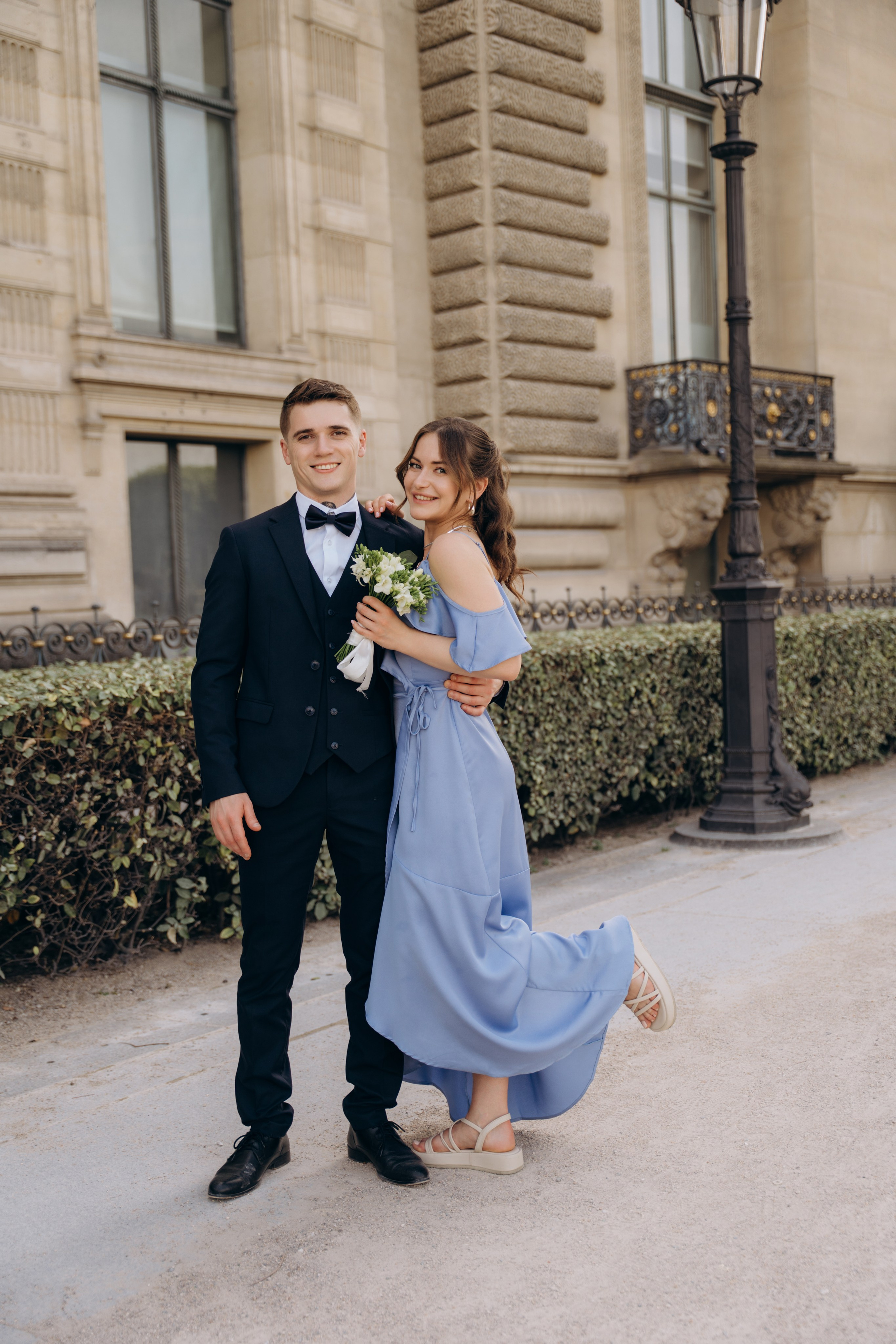 Wedding Day in Paris and Reception. Professional photographer in Paris — Shybitska Iryna