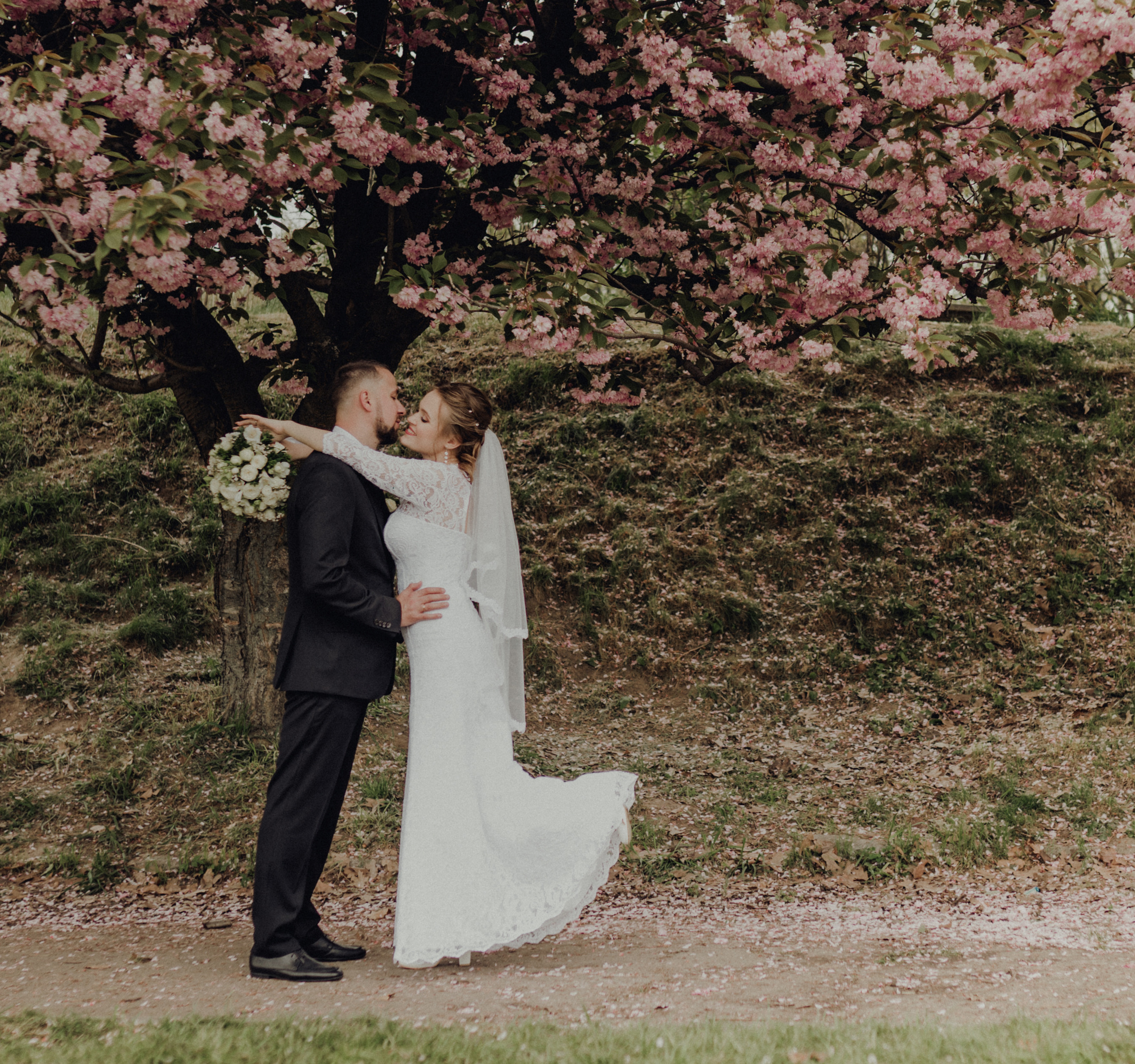 Весільна фотосесія — Ботанічний сад. Professional photographer in Paris — Shybitska Iryna