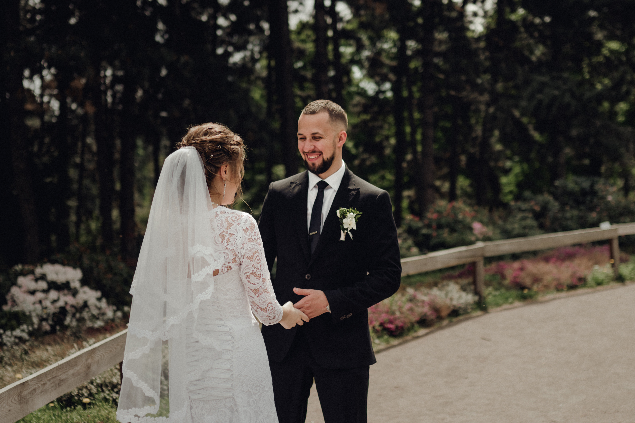 Весільна фотосесія — Ботанічний сад. Professional photographer in Paris — Shybitska Iryna