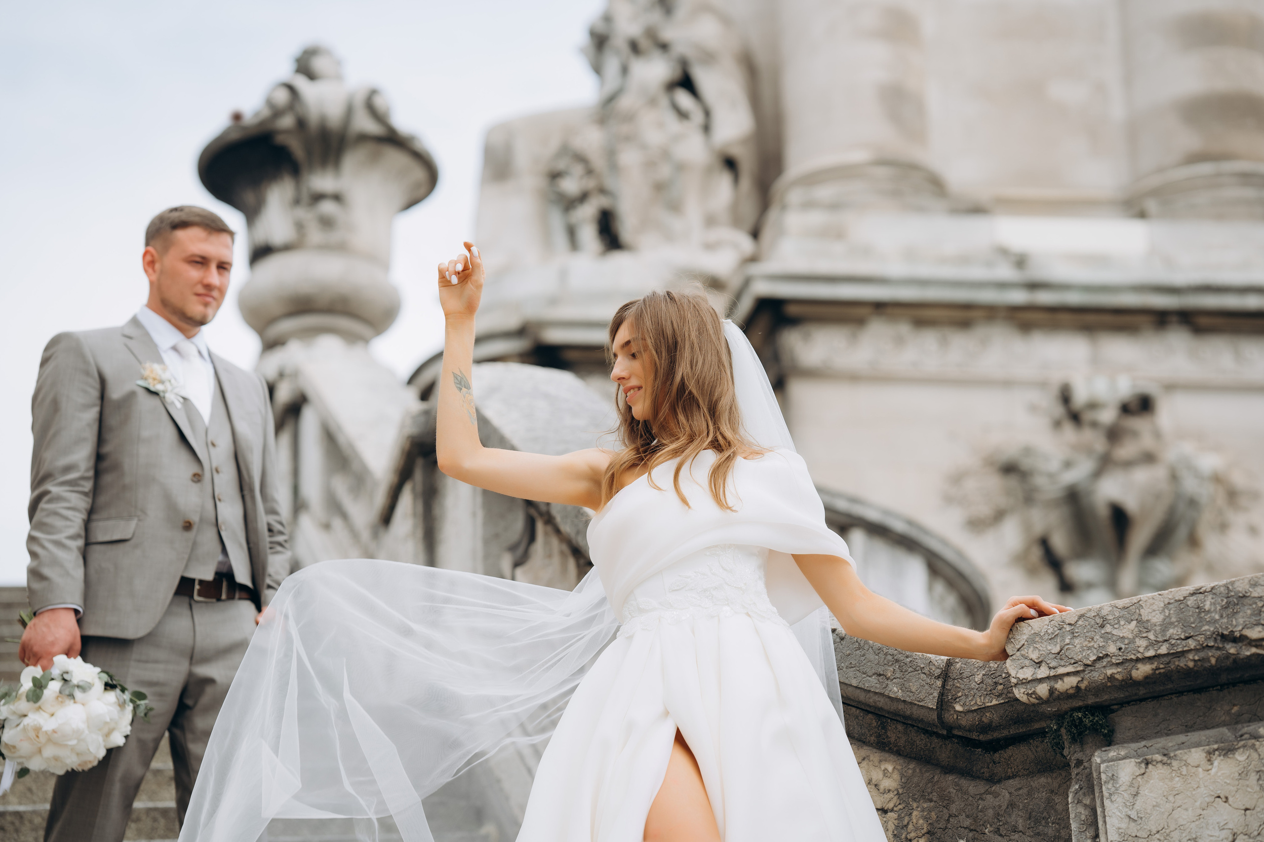 Свадебная фотосессия в Париже. Professional photographer in Paris — Shybitska Iryna