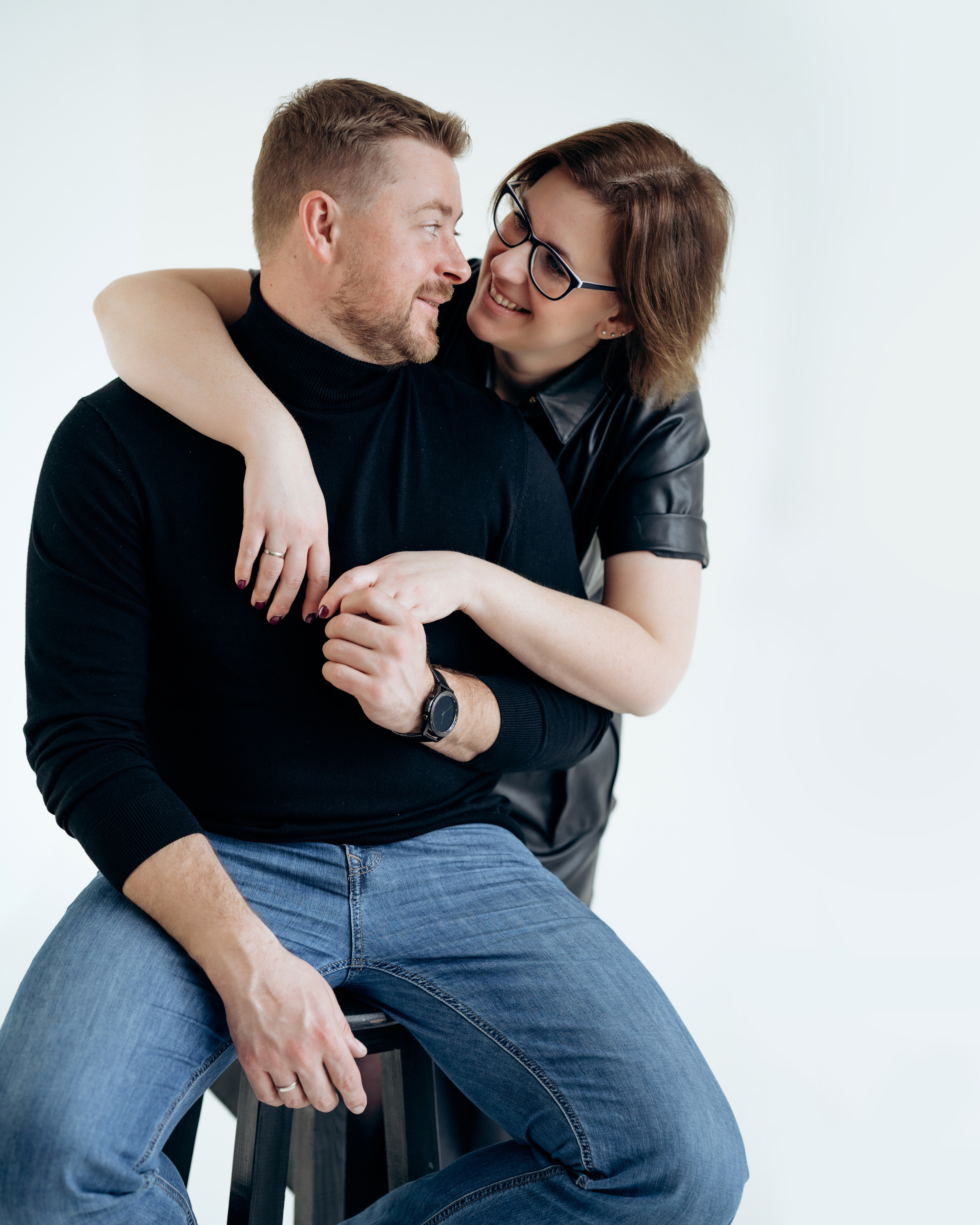 Портретна фотосесія в студії. Professional photographer in Paris — Shybitska Iryna