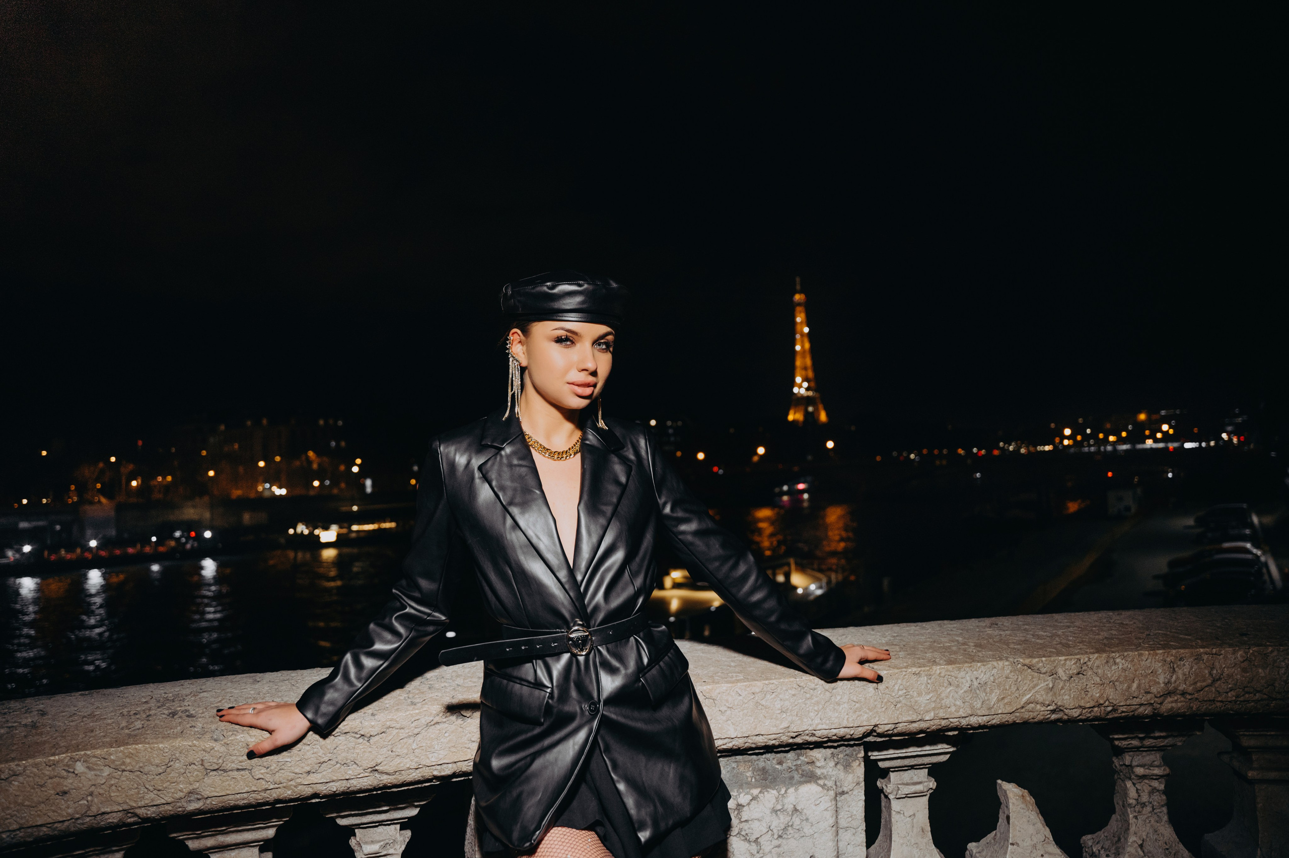 Night Paris/Ночная фотоссесия в Париже. Professional photographer in Paris — Shybitska Iryna