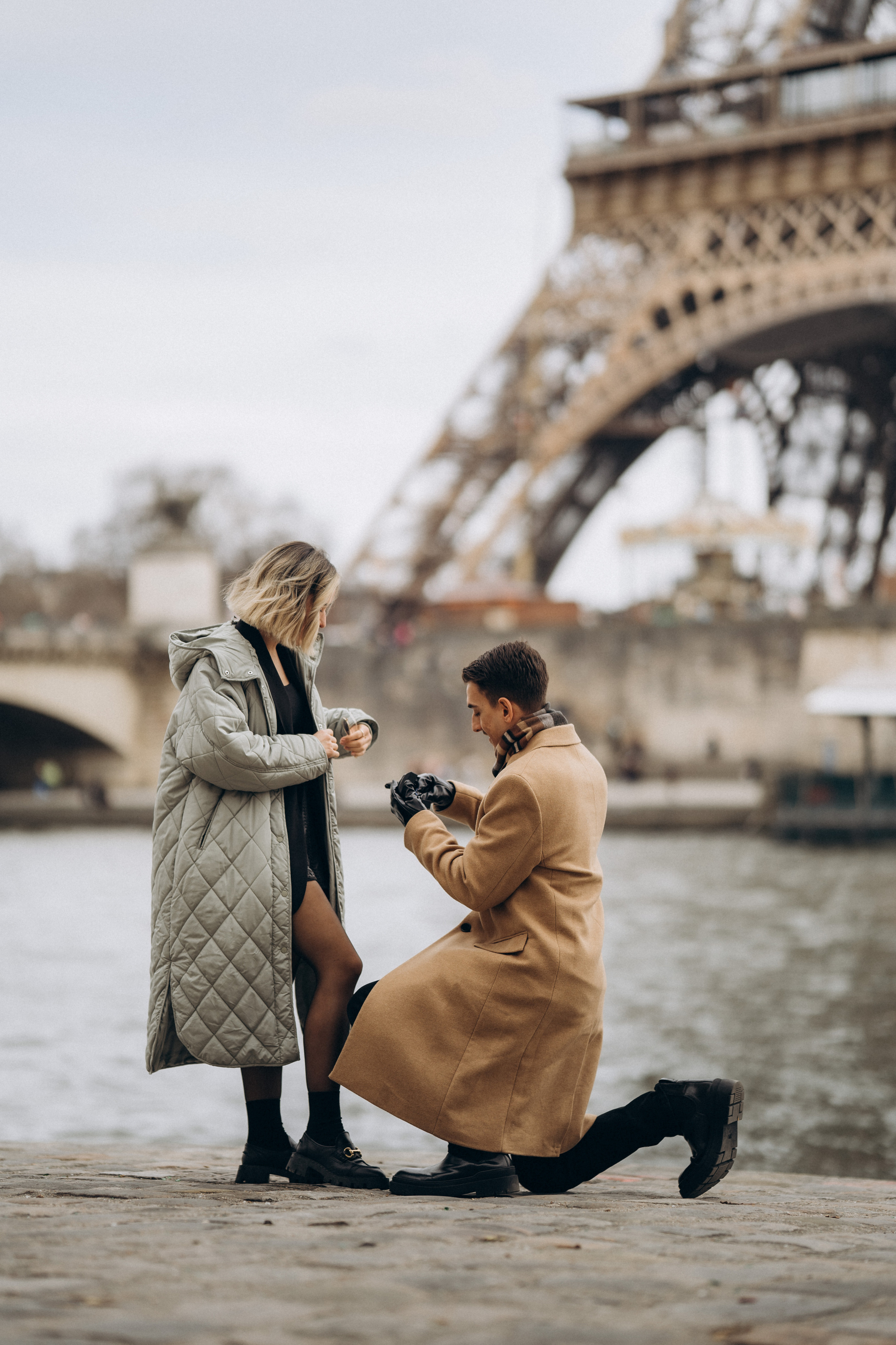 Proposal in Paris — Photographer Paris. Professional photographer in Paris — Shybitska Iryna