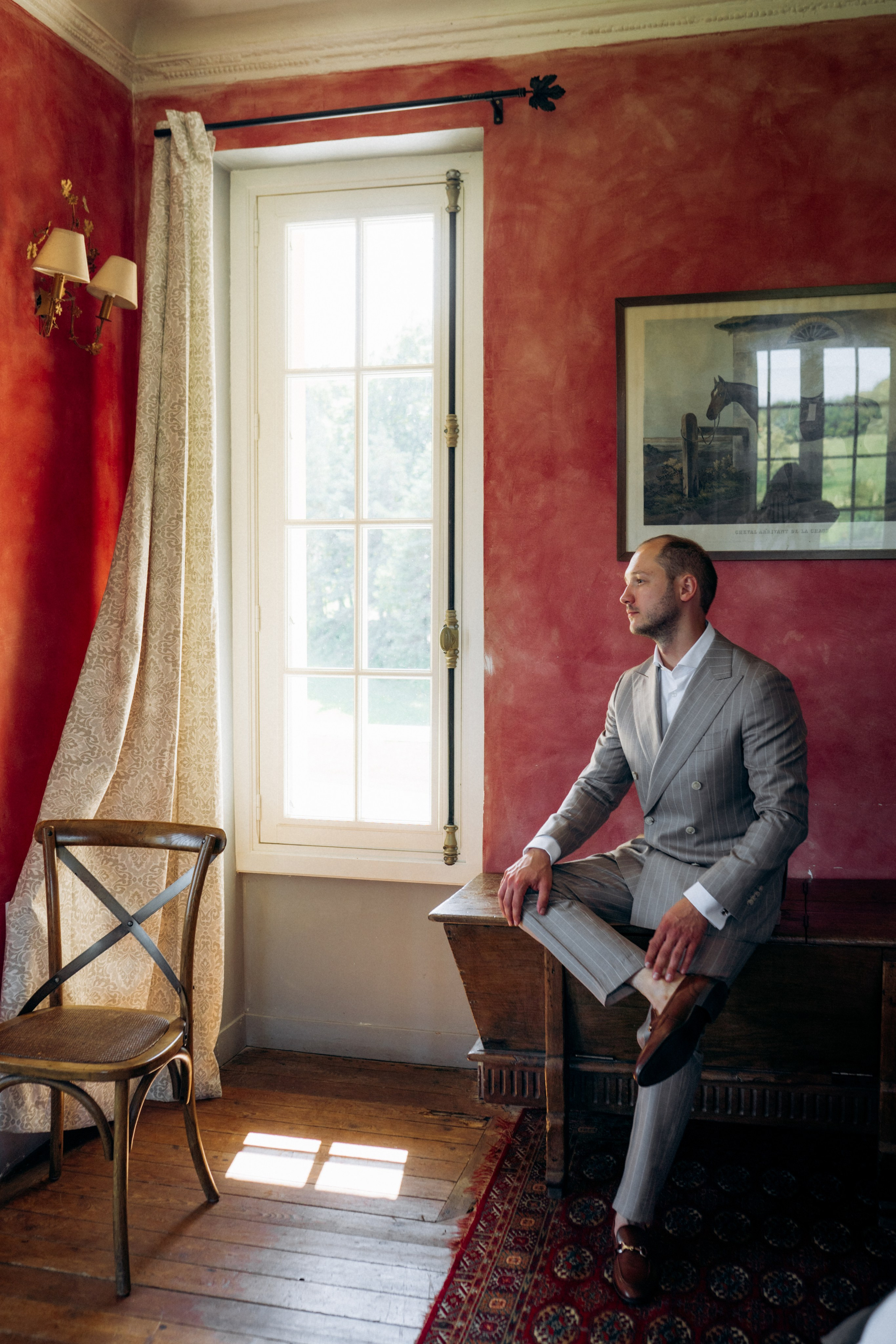 Свадебная фотосессия во французском замке. Professional photographer in Paris — Shybitska Iryna