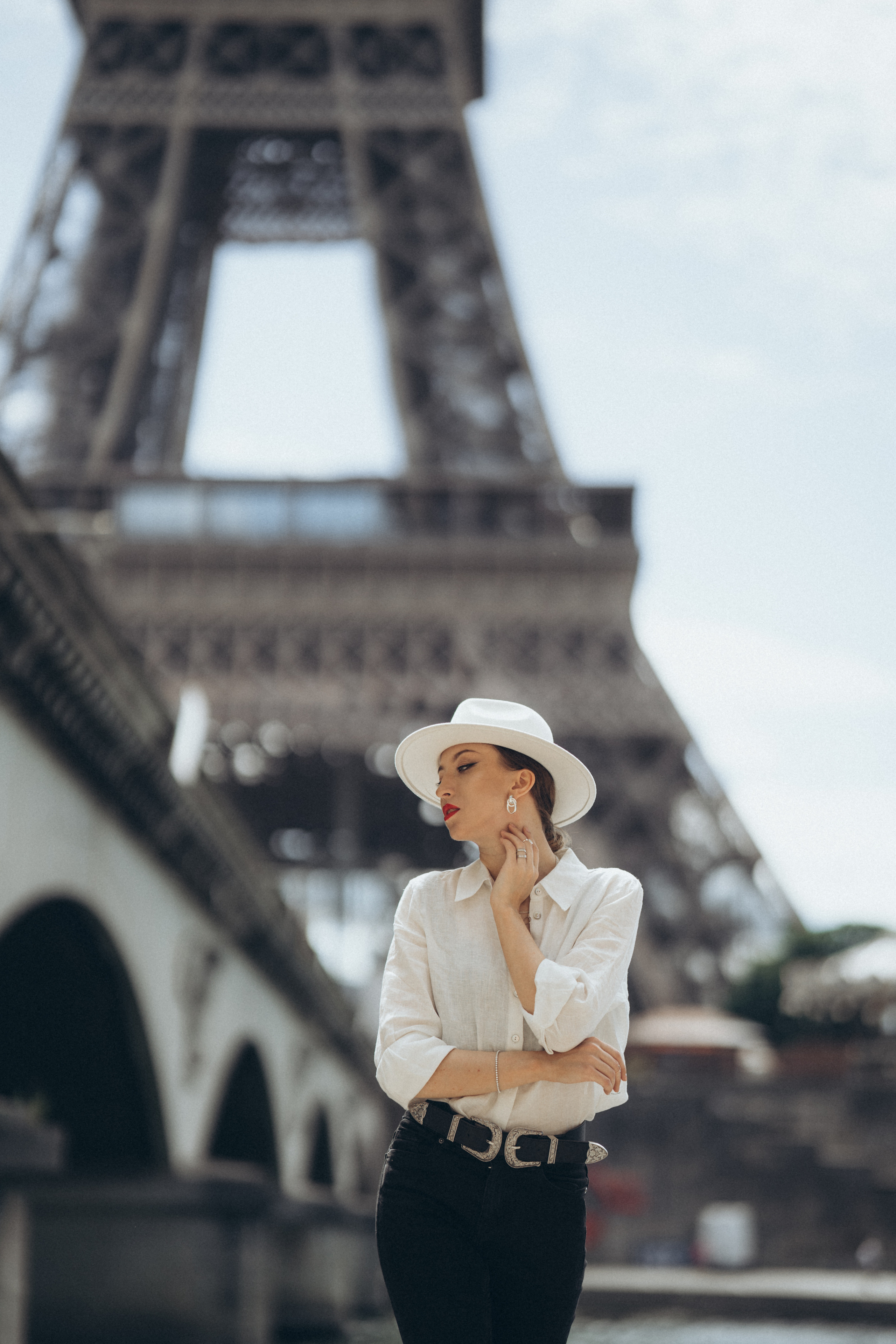 Photo shoot on the streets of Paris. Professional photographer in Paris — Shybitska Iryna