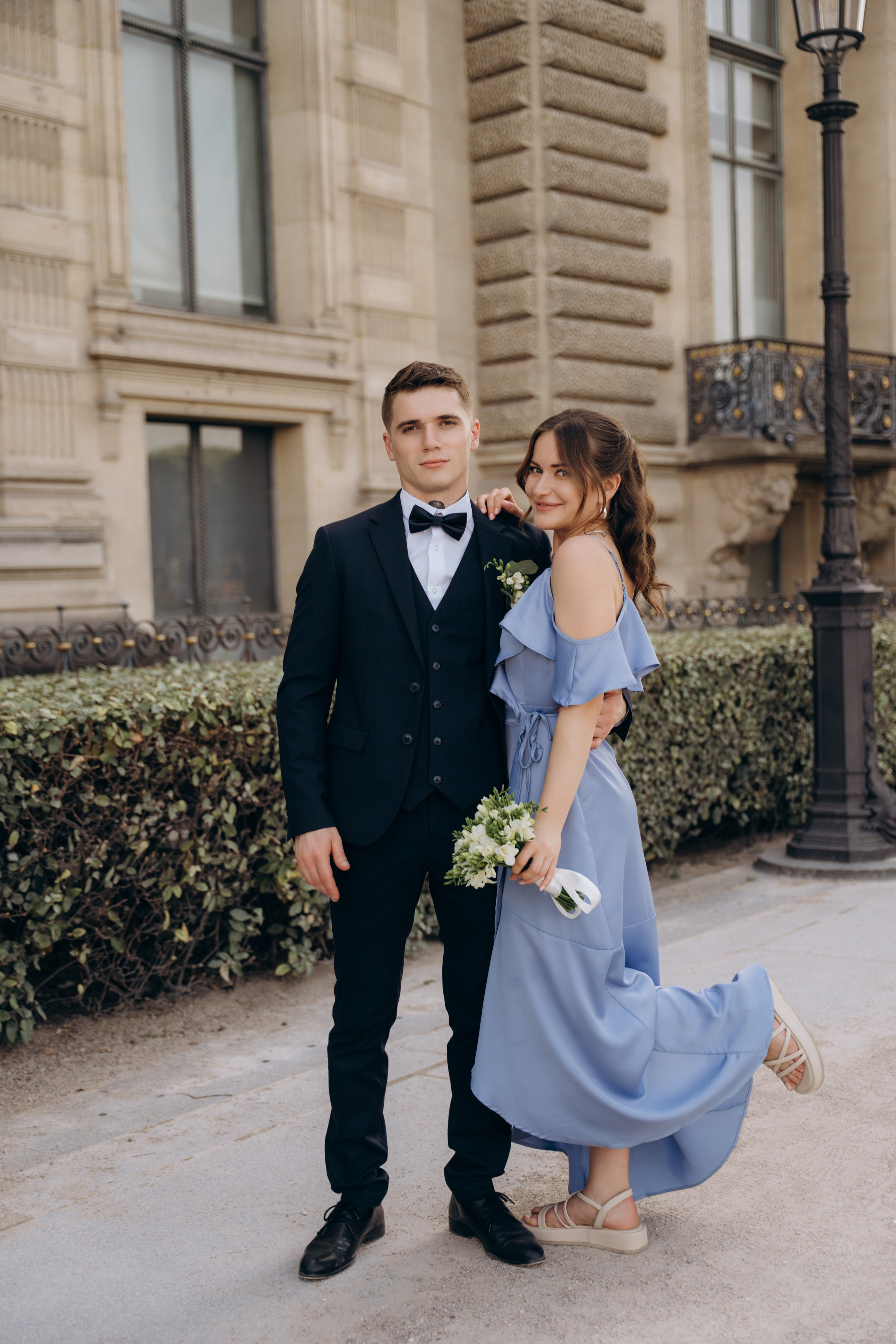 Wedding Day in Paris and Reception. Professional photographer in Paris — Shybitska Iryna