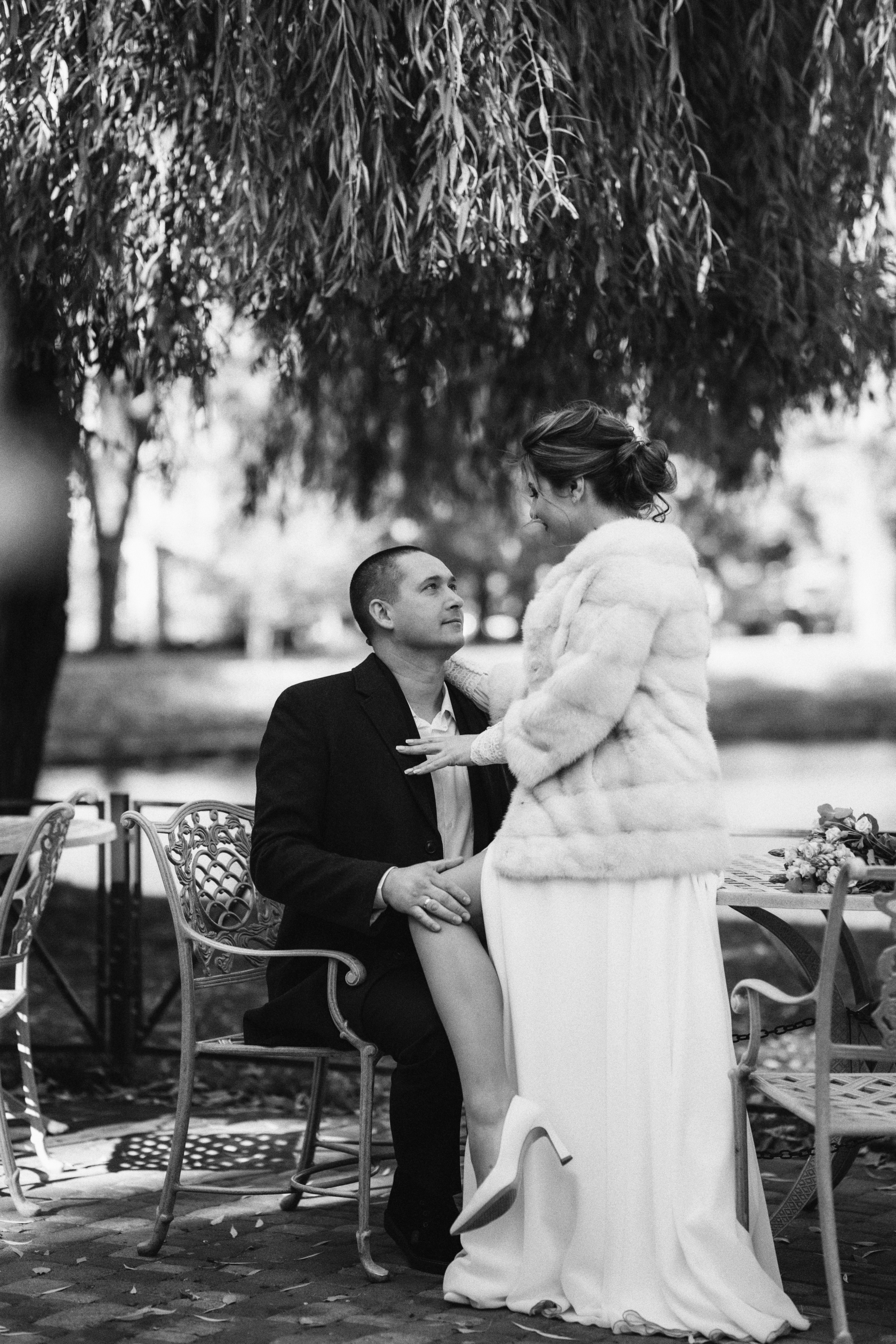 Весільна фотосесія в парку ВДНГ та студії. Professional photographer in Paris — Shybitska Iryna