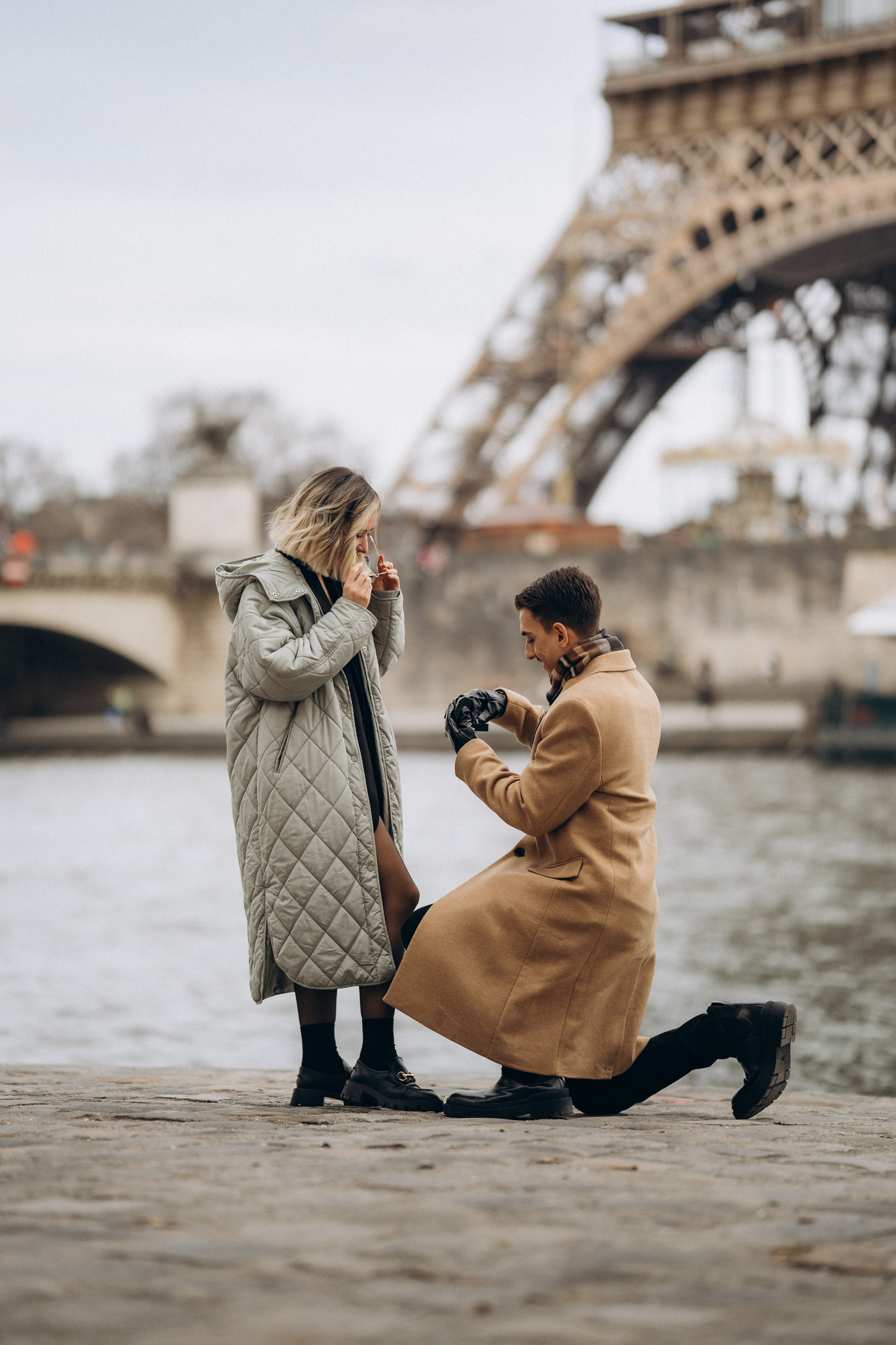 Proposal in Paris — Photographer Paris. Professional photographer in Paris — Shybitska Iryna