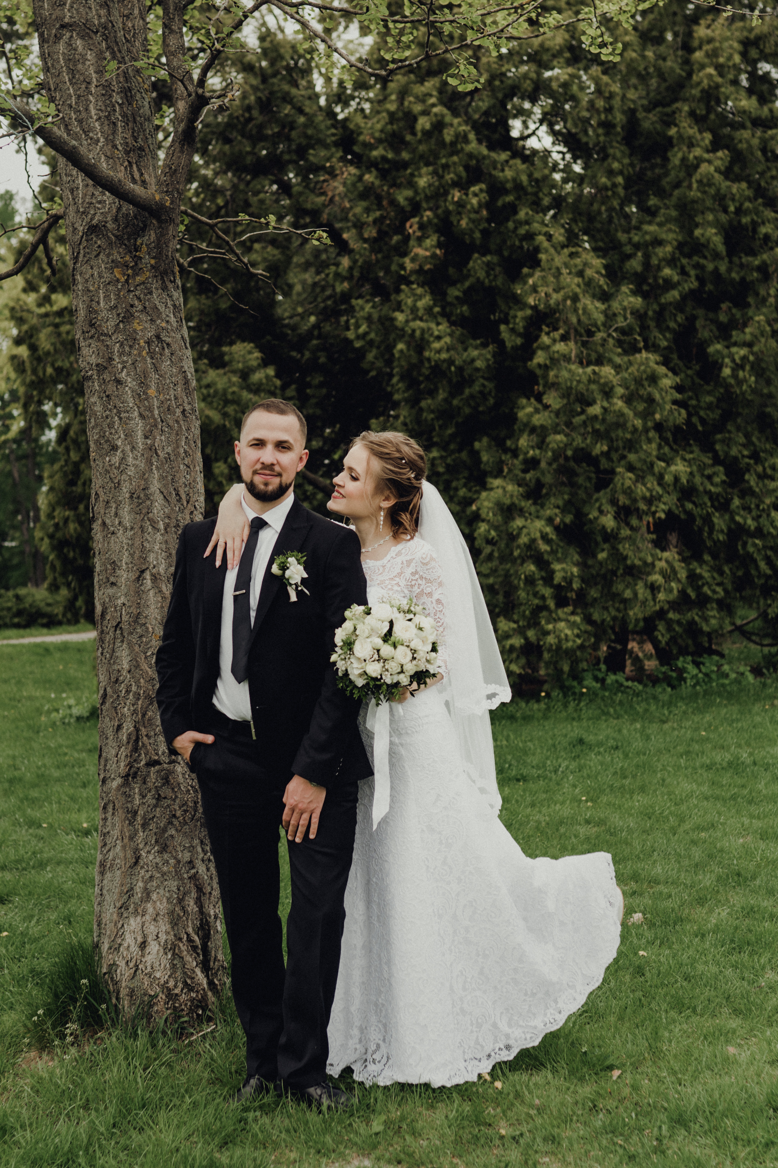 Весільна фотосесія — Ботанічний сад. Professional photographer in Paris — Shybitska Iryna