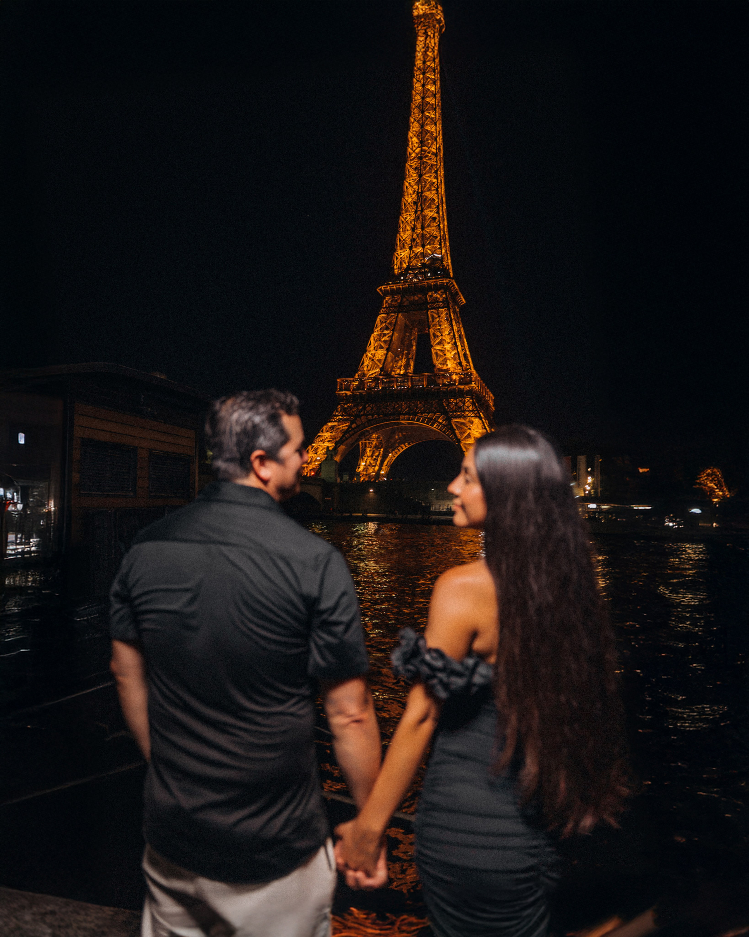 Night Paris/Ночная фотоссесия в Париже. Professional photographer in Paris — Shybitska Iryna