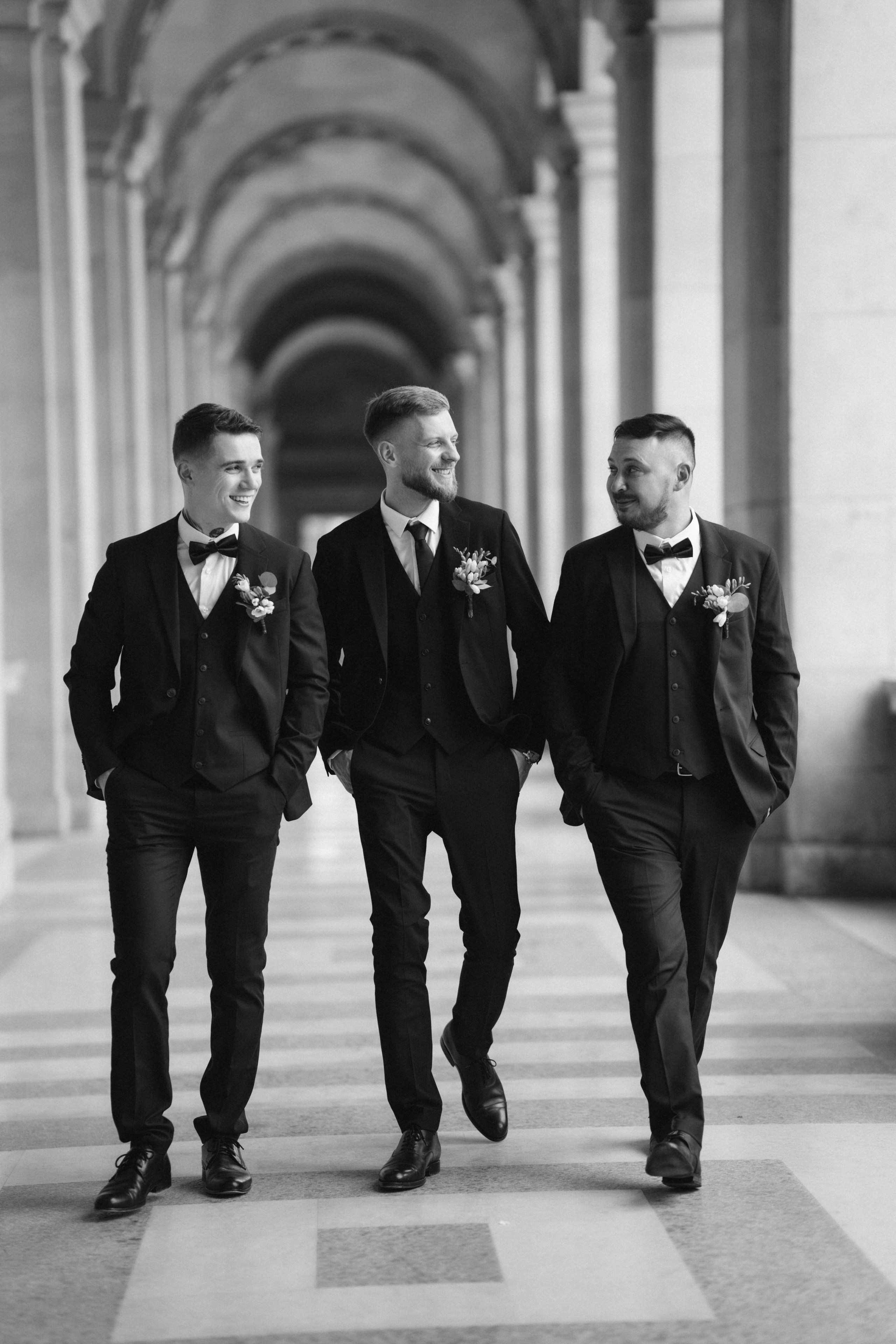 Wedding Day in Paris and Reception. Professional photographer in Paris — Shybitska Iryna