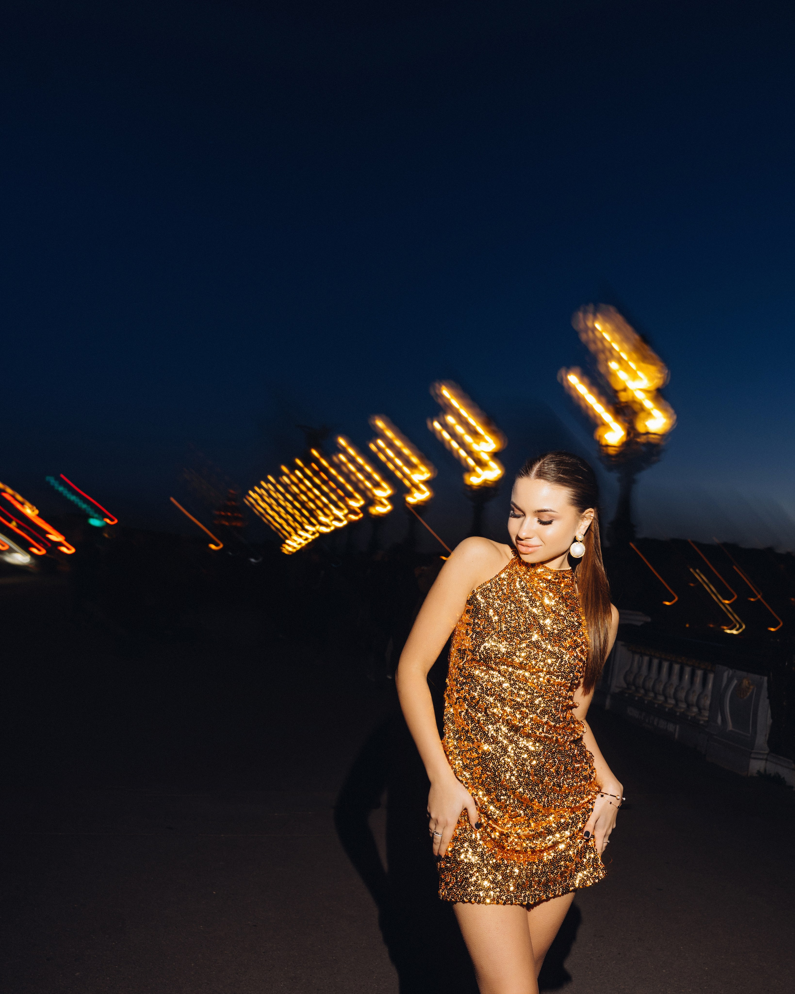 Night Paris/Ночная фотоссесия в Париже. Professional photographer in Paris — Shybitska Iryna