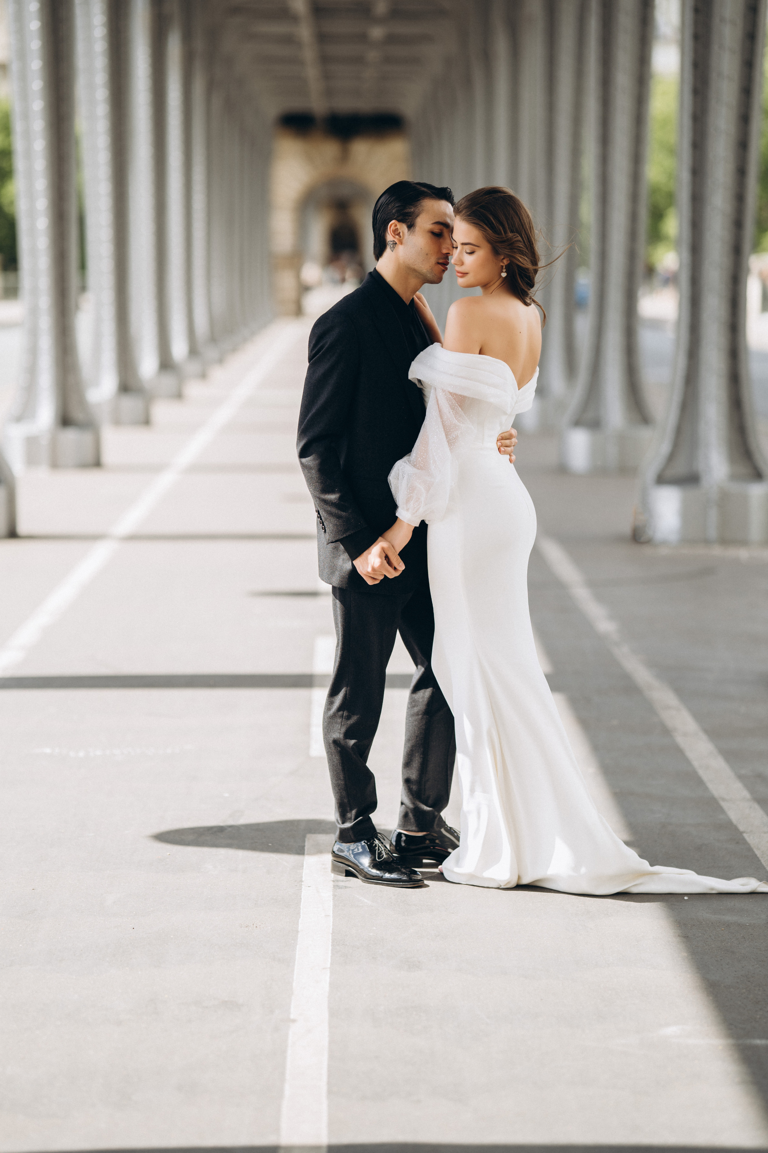 Wedding photo shoot in Paris. Professional photographer in Paris — Shybitska Iryna