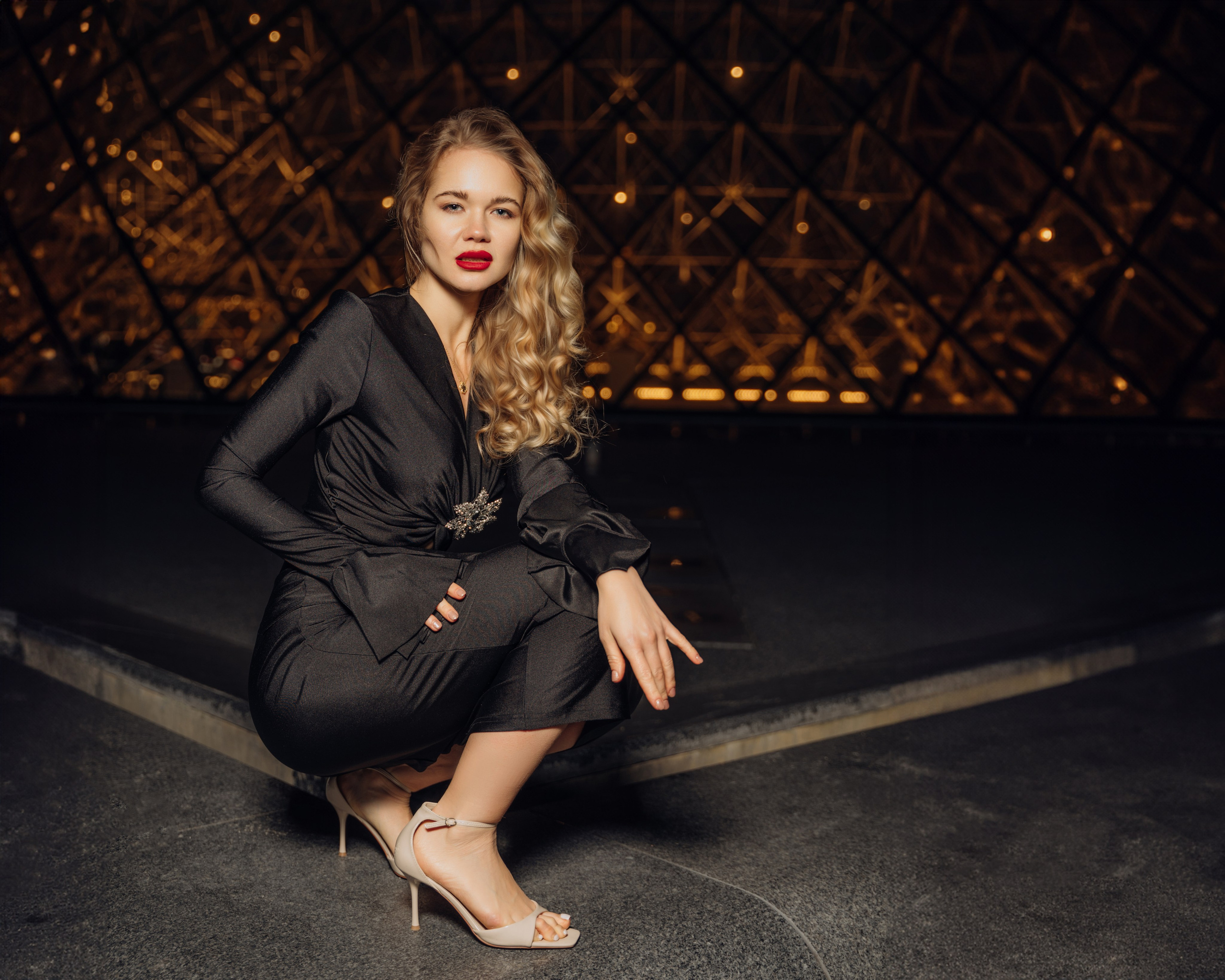 Night Paris/Ночная фотоссесия в Париже. Professional photographer in Paris — Shybitska Iryna