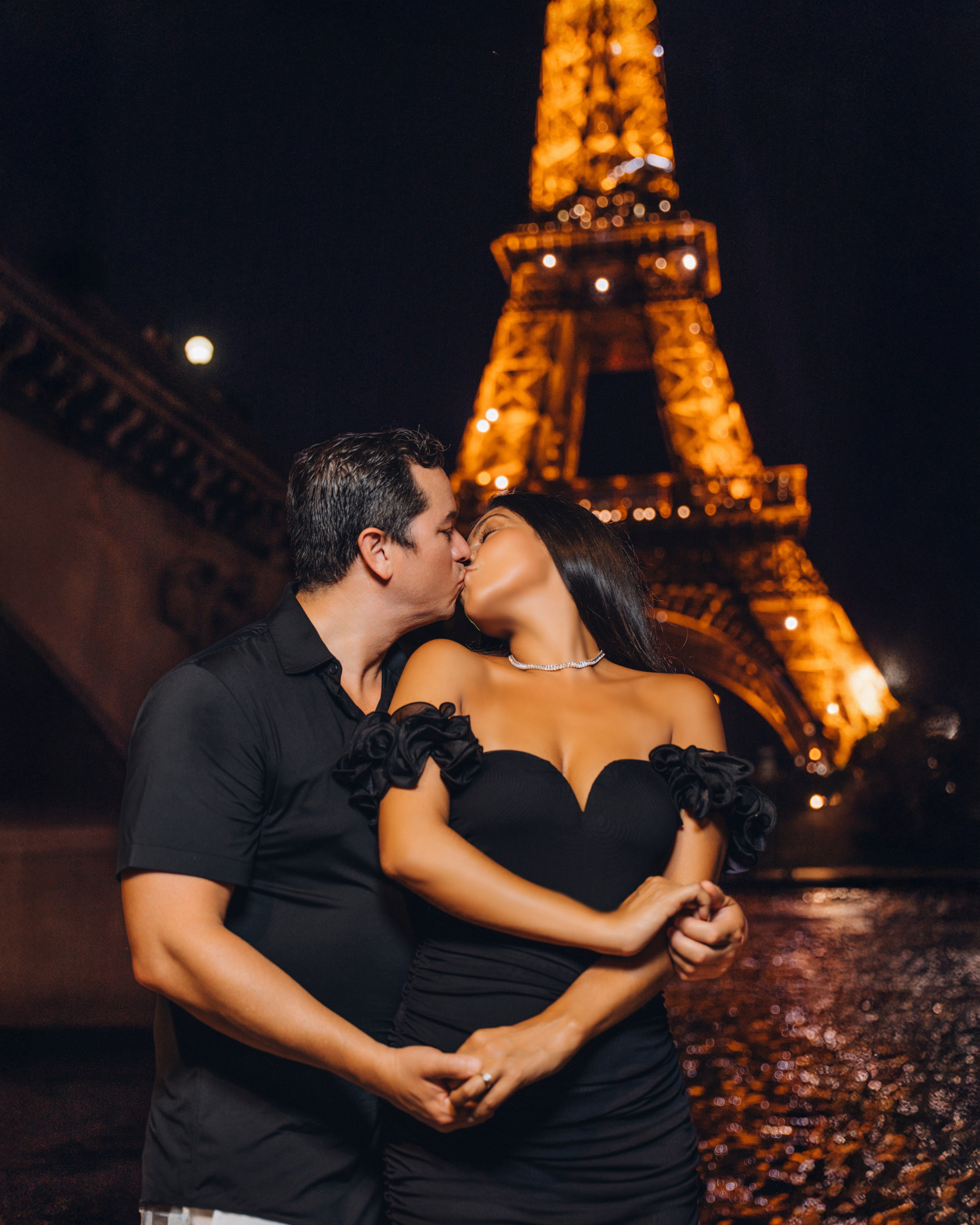 Night Paris/Ночная фотоссесия в Париже. Professional photographer in Paris — Shybitska Iryna