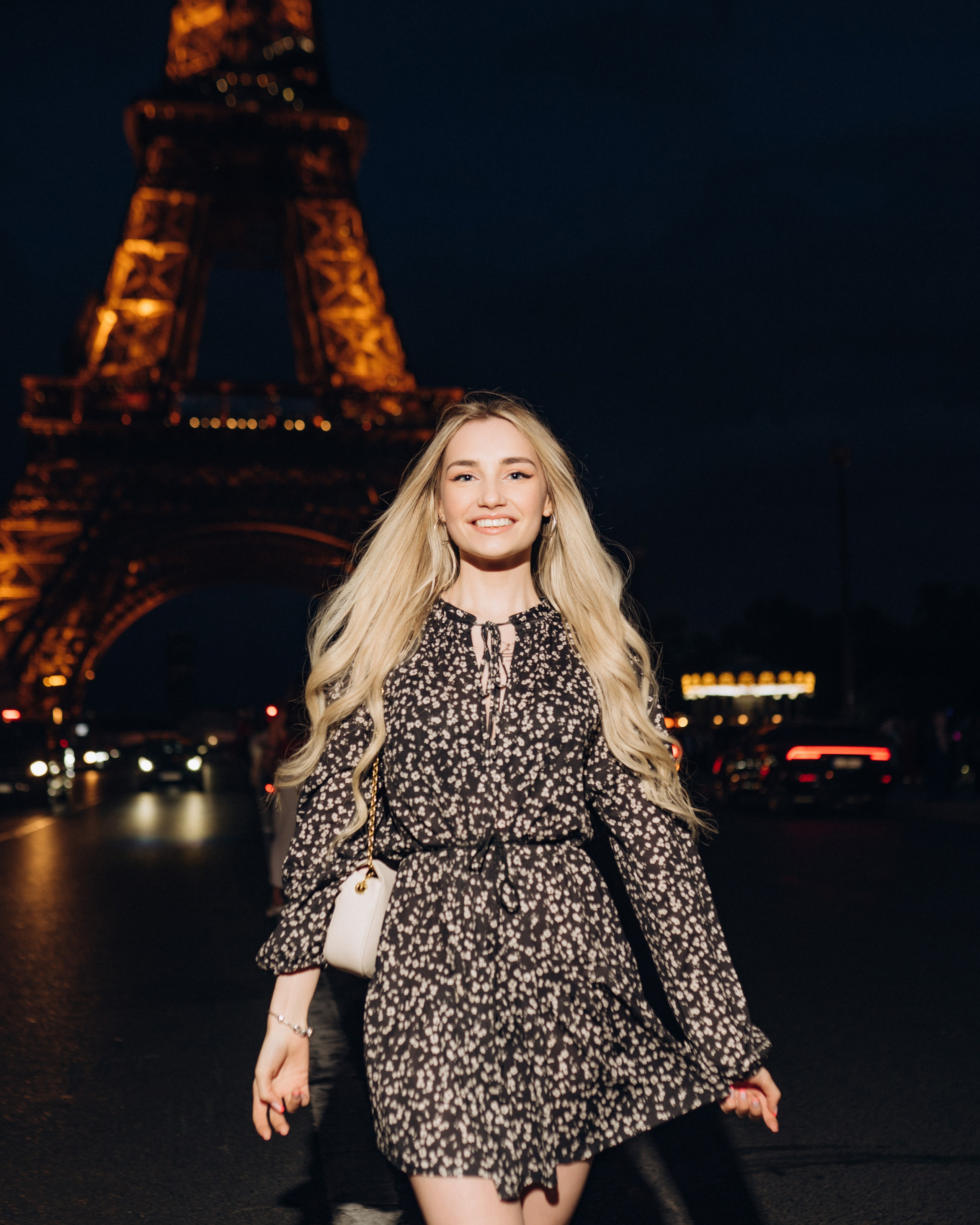 Night Paris/Ночная фотоссесия в Париже. Professional photographer in Paris — Shybitska Iryna