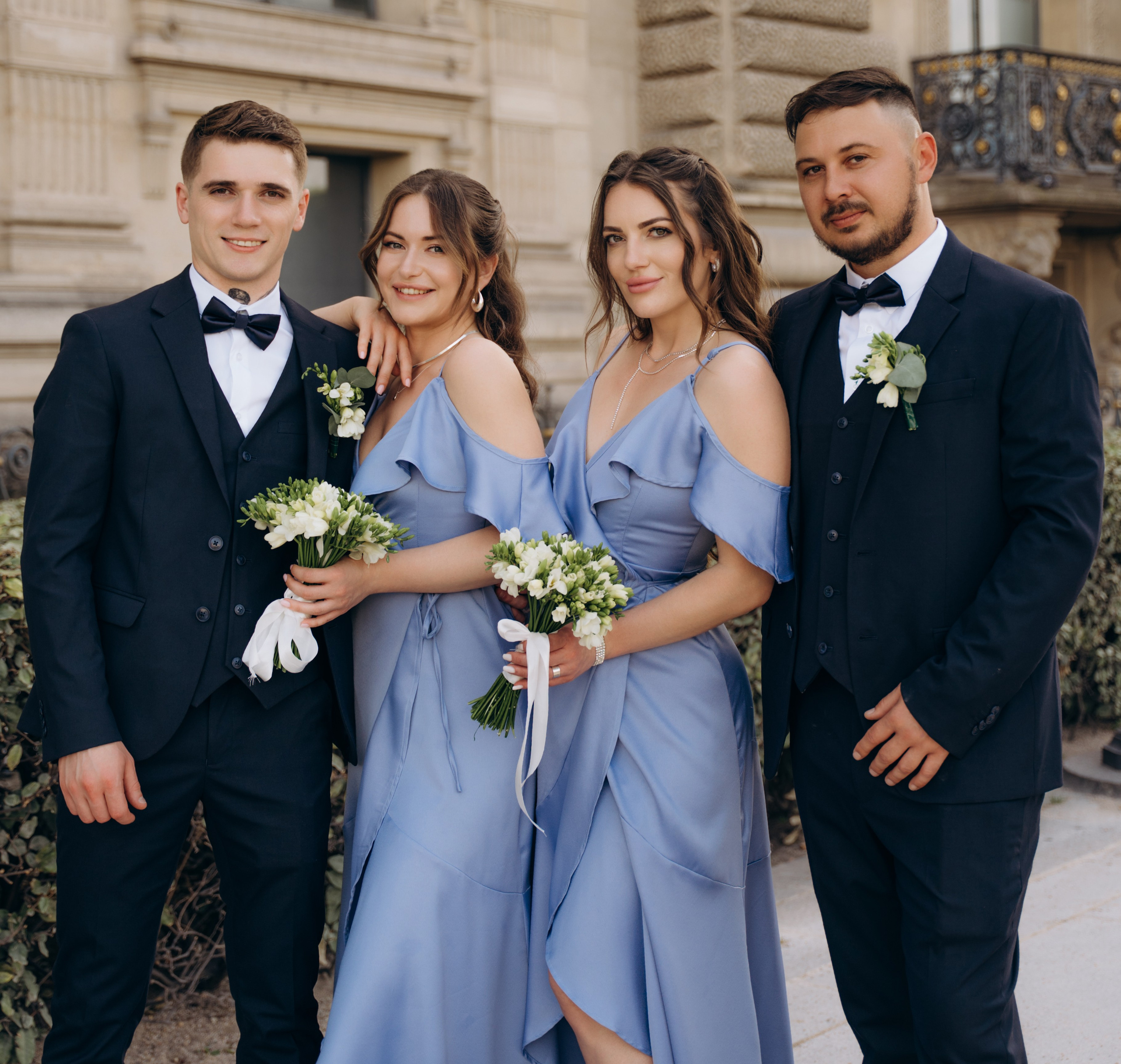 Wedding Day in Paris and Reception. Professional photographer in Paris — Shybitska Iryna
