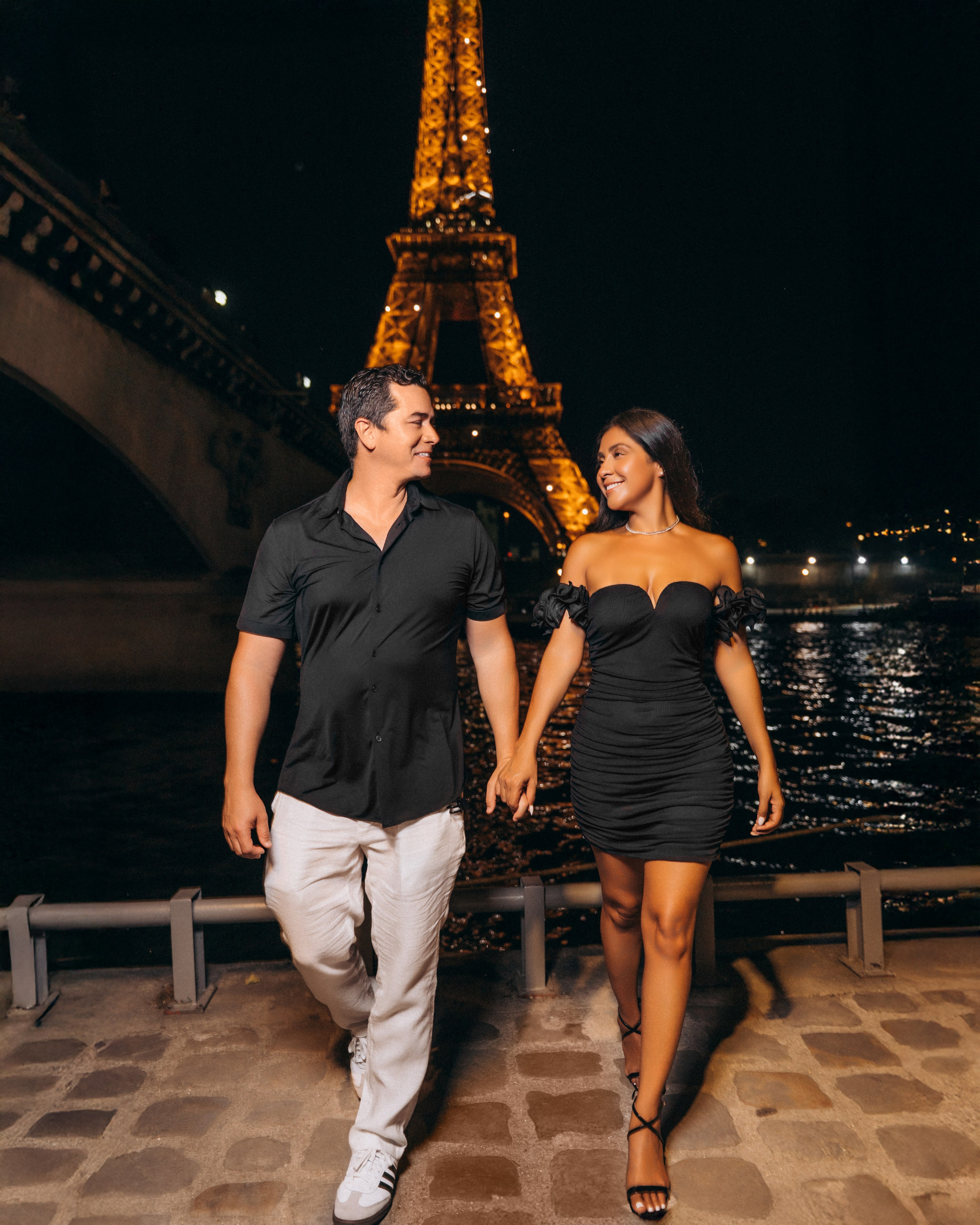 Night Paris/Ночная фотоссесия в Париже. Professional photographer in Paris — Shybitska Iryna