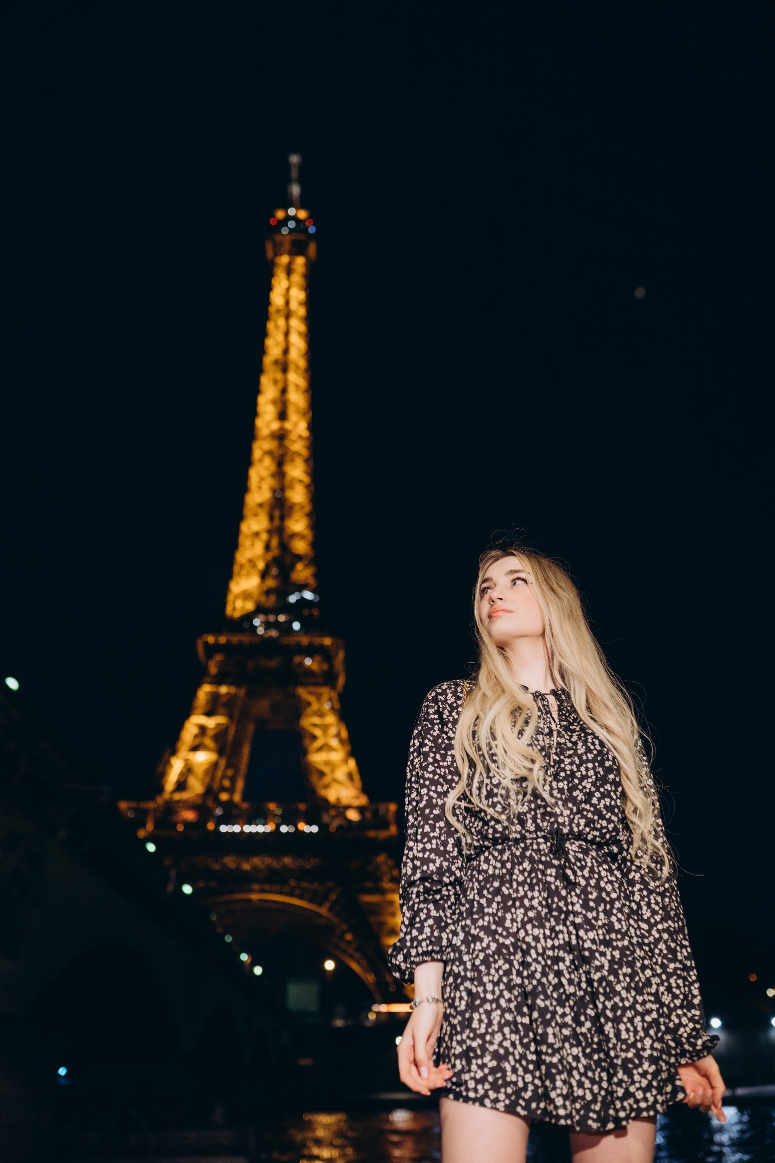 Night Paris/Ночная фотоссесия в Париже. Professional photographer in Paris — Shybitska Iryna