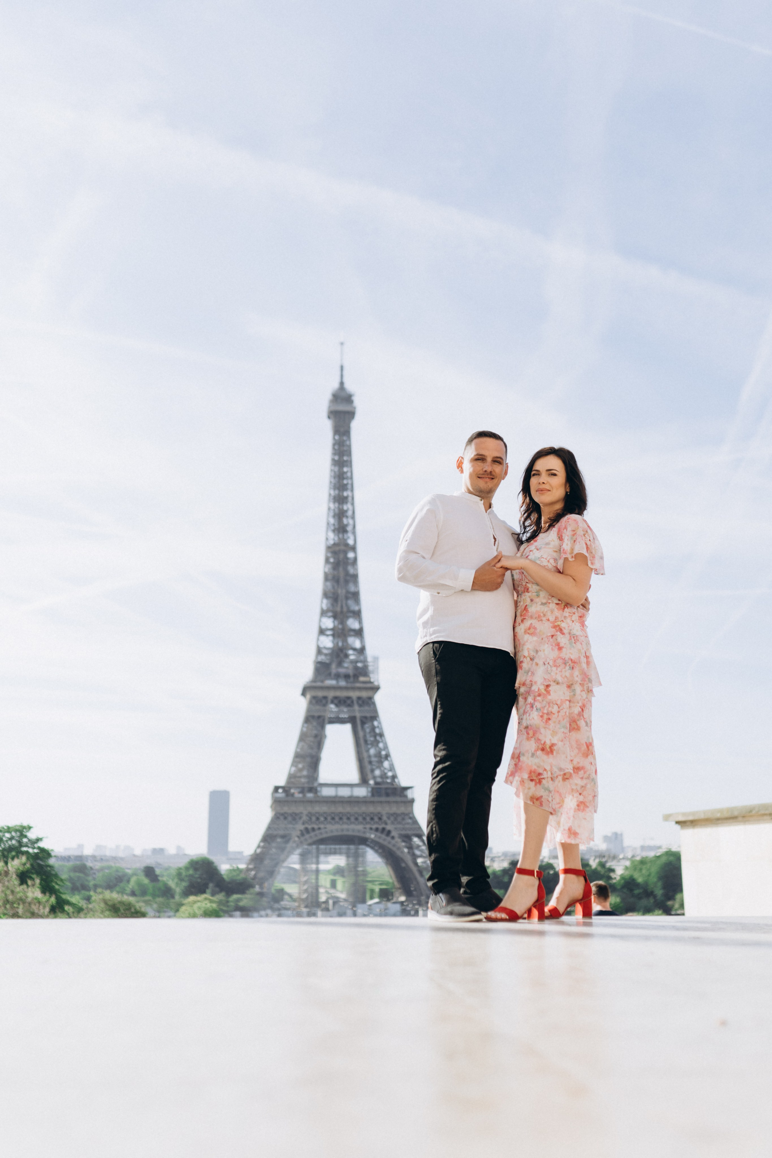 Family photo shoot. Paris. Professional photographer in Paris — Shybitska Iryna