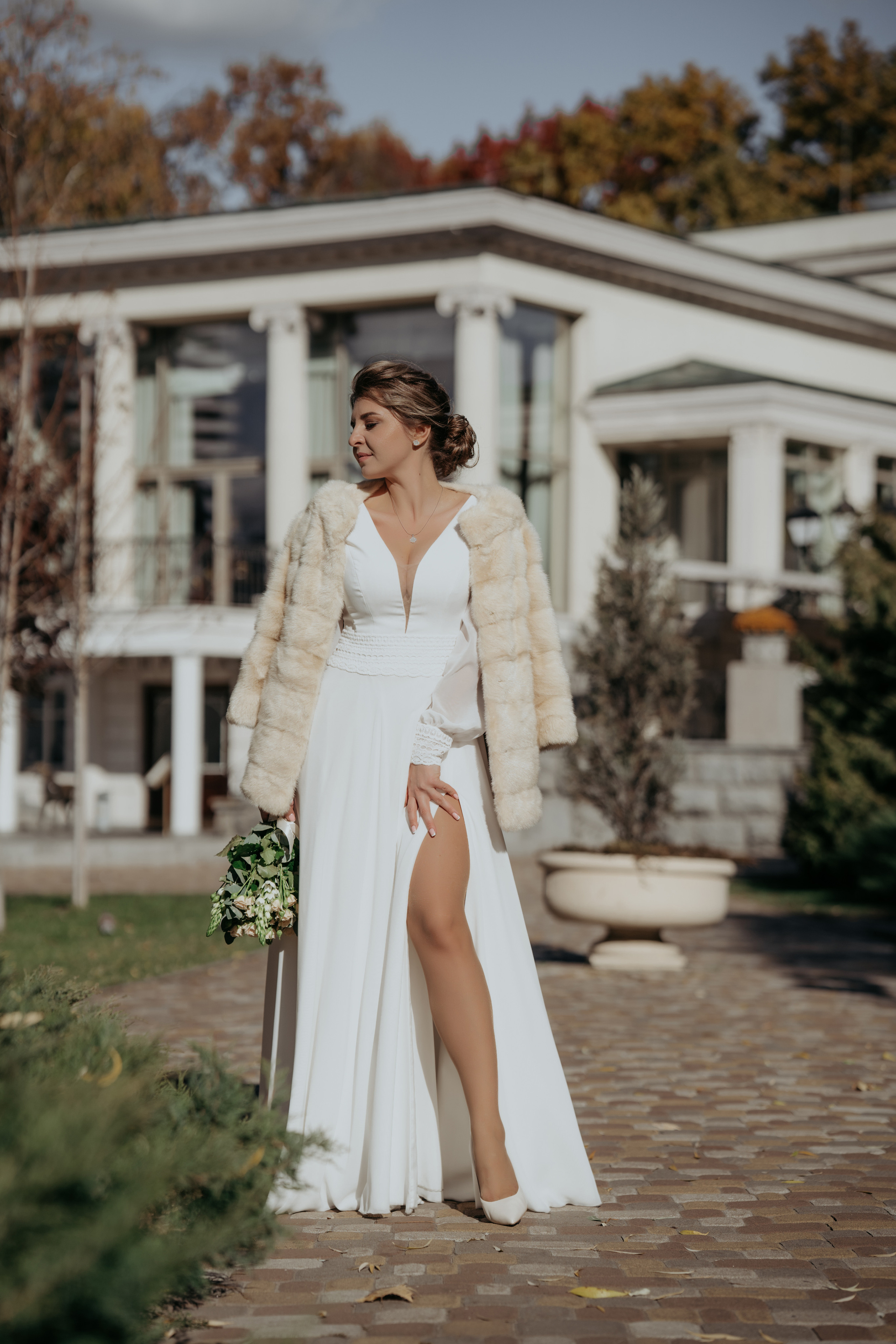 Весільна фотосесія в парку ВДНГ та студії. Professional photographer in Paris — Shybitska Iryna