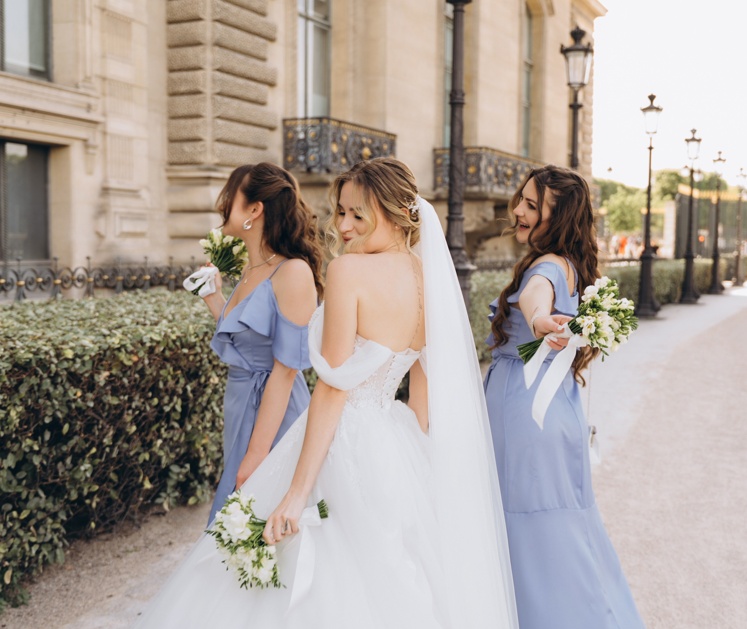 Wedding Day in Paris and Reception. Professional photographer in Paris — Shybitska Iryna