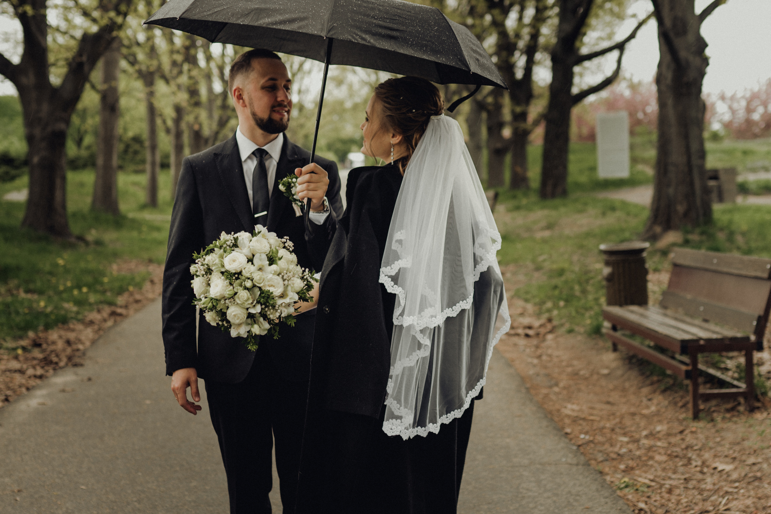 Весільна фотосесія — Ботанічний сад. Professional photographer in Paris — Shybitska Iryna