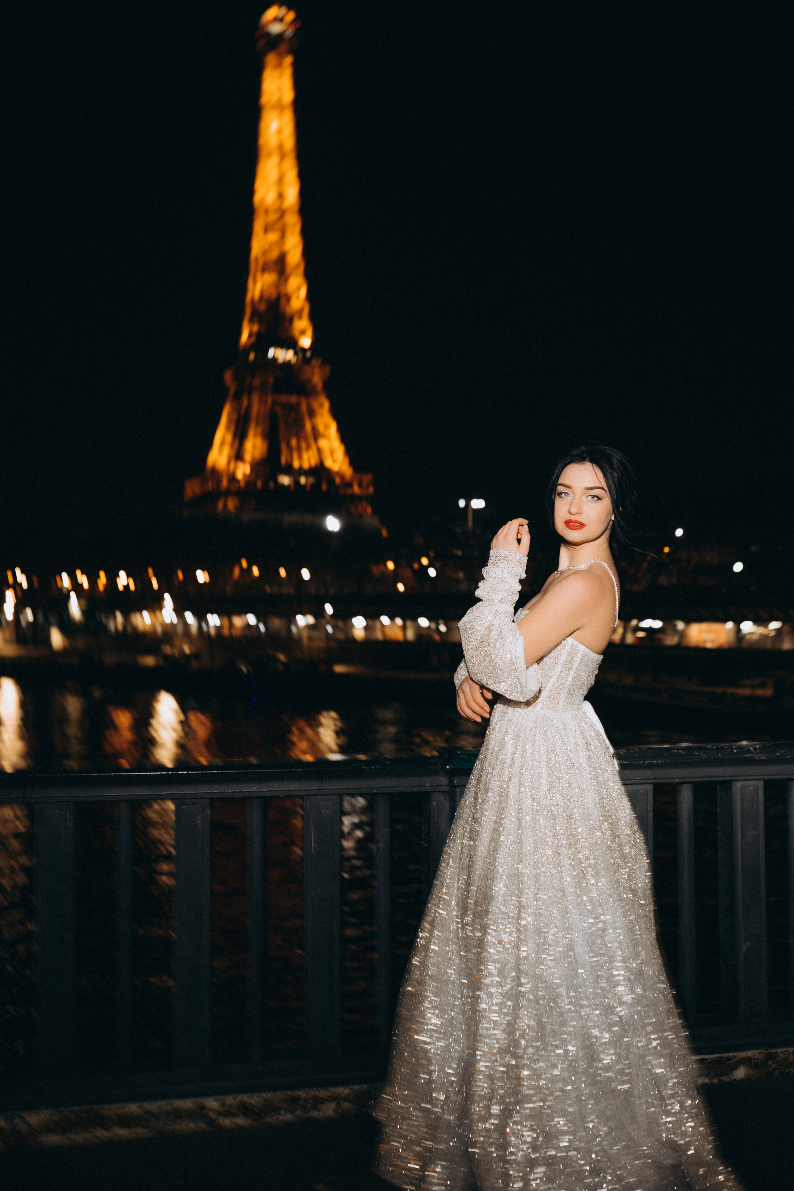Night Paris/Ночная фотоссесия в Париже. Professional photographer in Paris — Shybitska Iryna