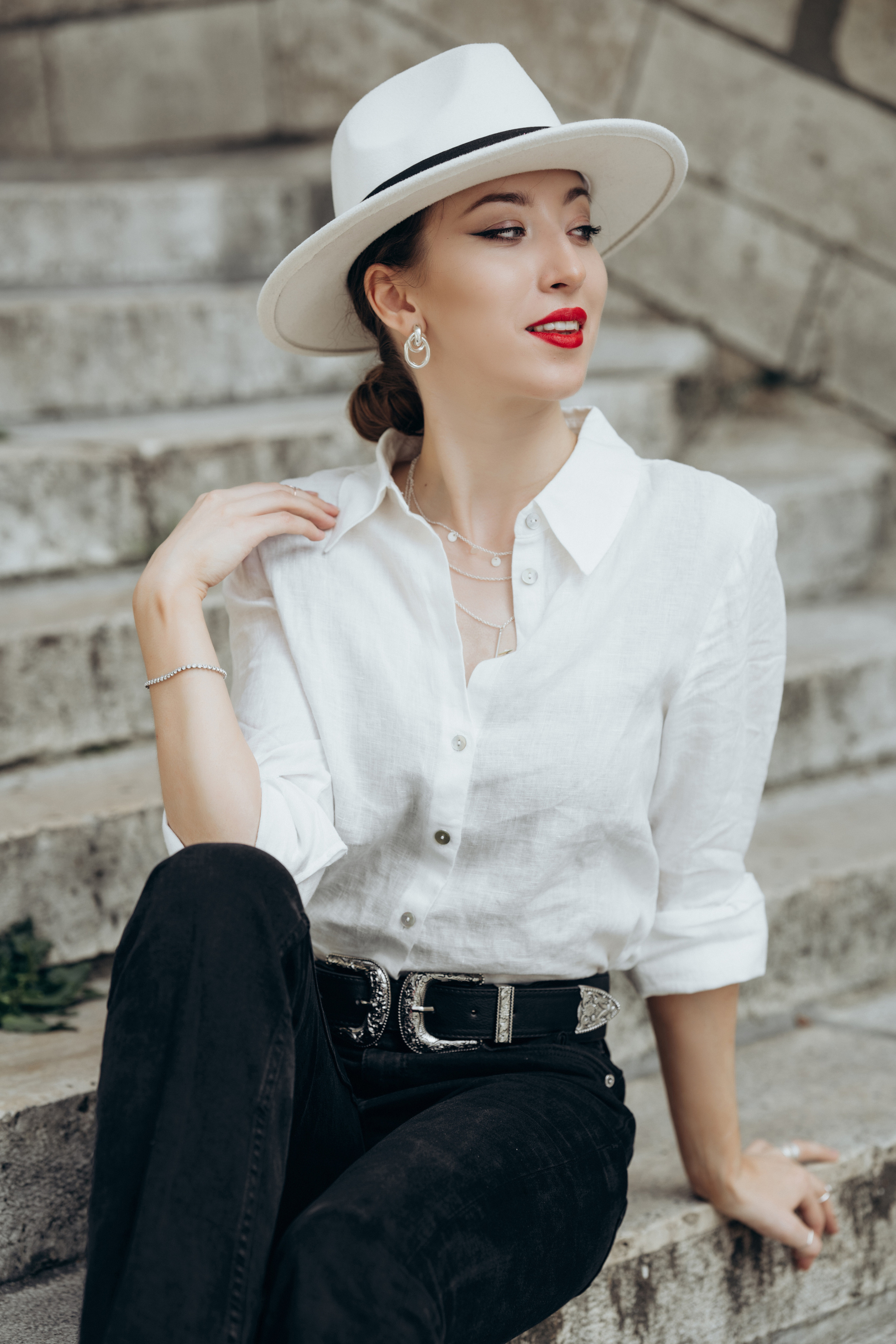 Photo shoot on the streets of Paris. Professional photographer in Paris — Shybitska Iryna