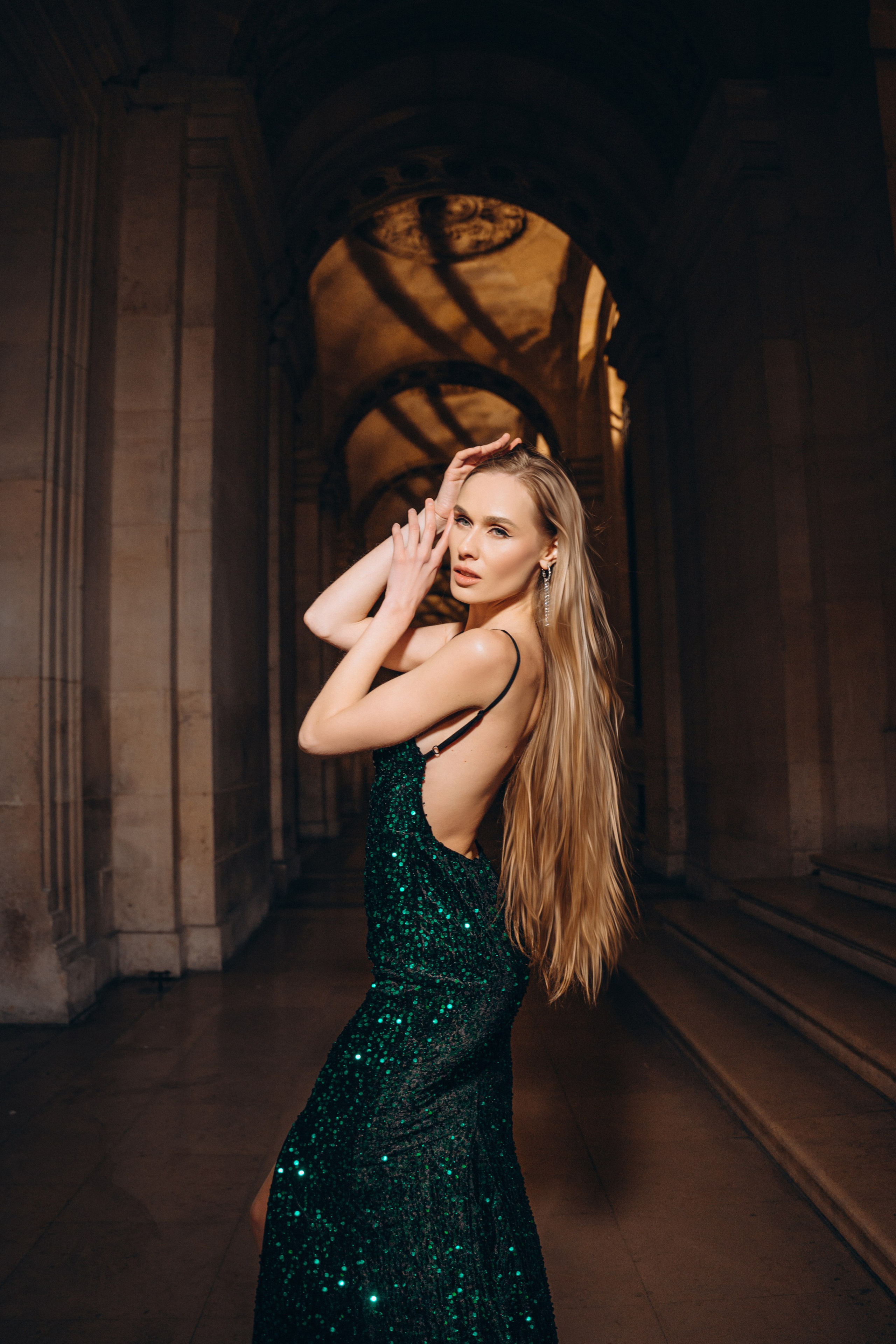 Night Paris/Ночная фотоссесия в Париже. Professional photographer in Paris — Shybitska Iryna