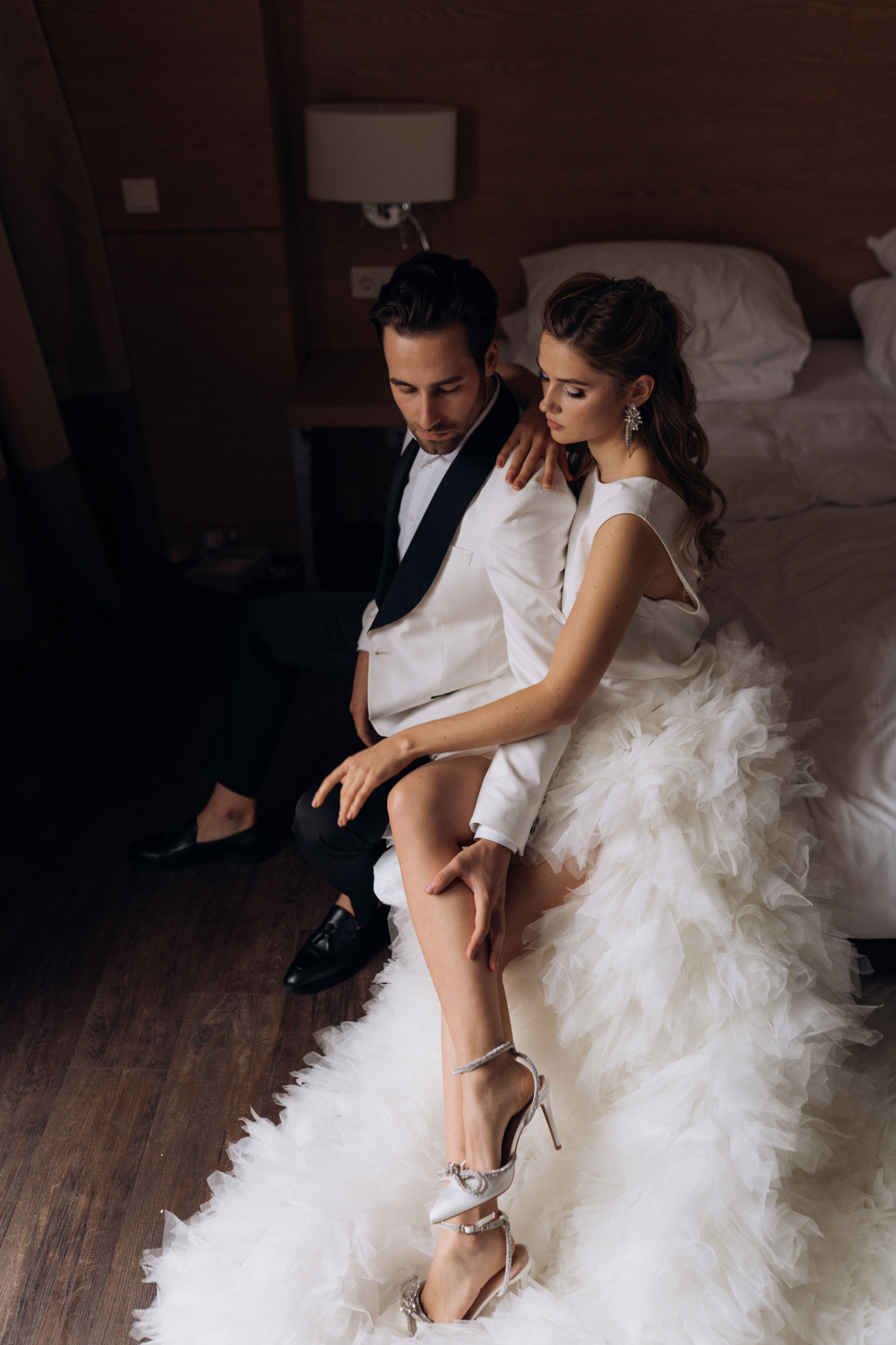 Весільна фотосесія в готелі. Professional photographer in Paris — Shybitska Iryna