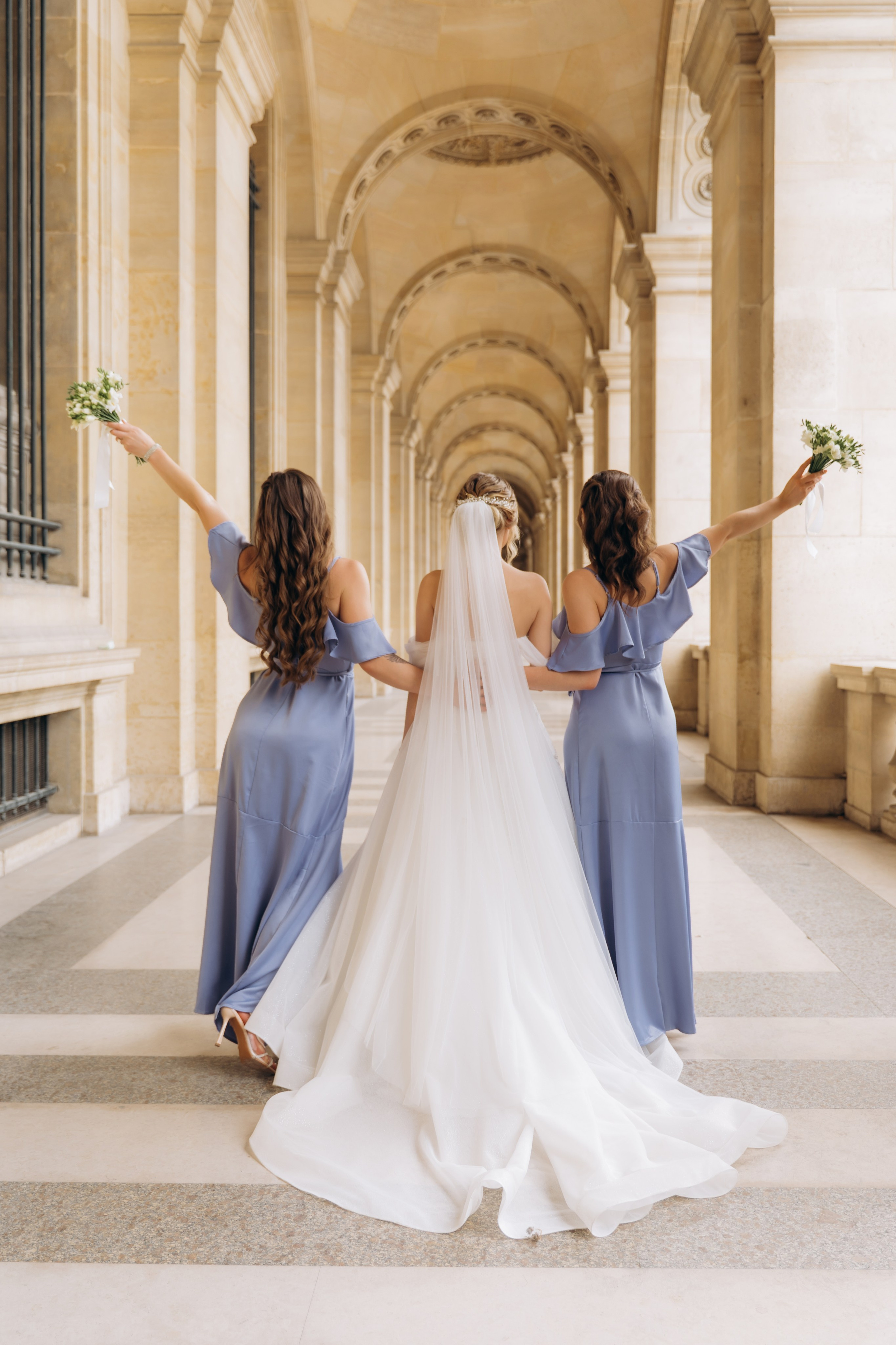 Wedding Day in Paris and Reception. Professional photographer in Paris — Shybitska Iryna