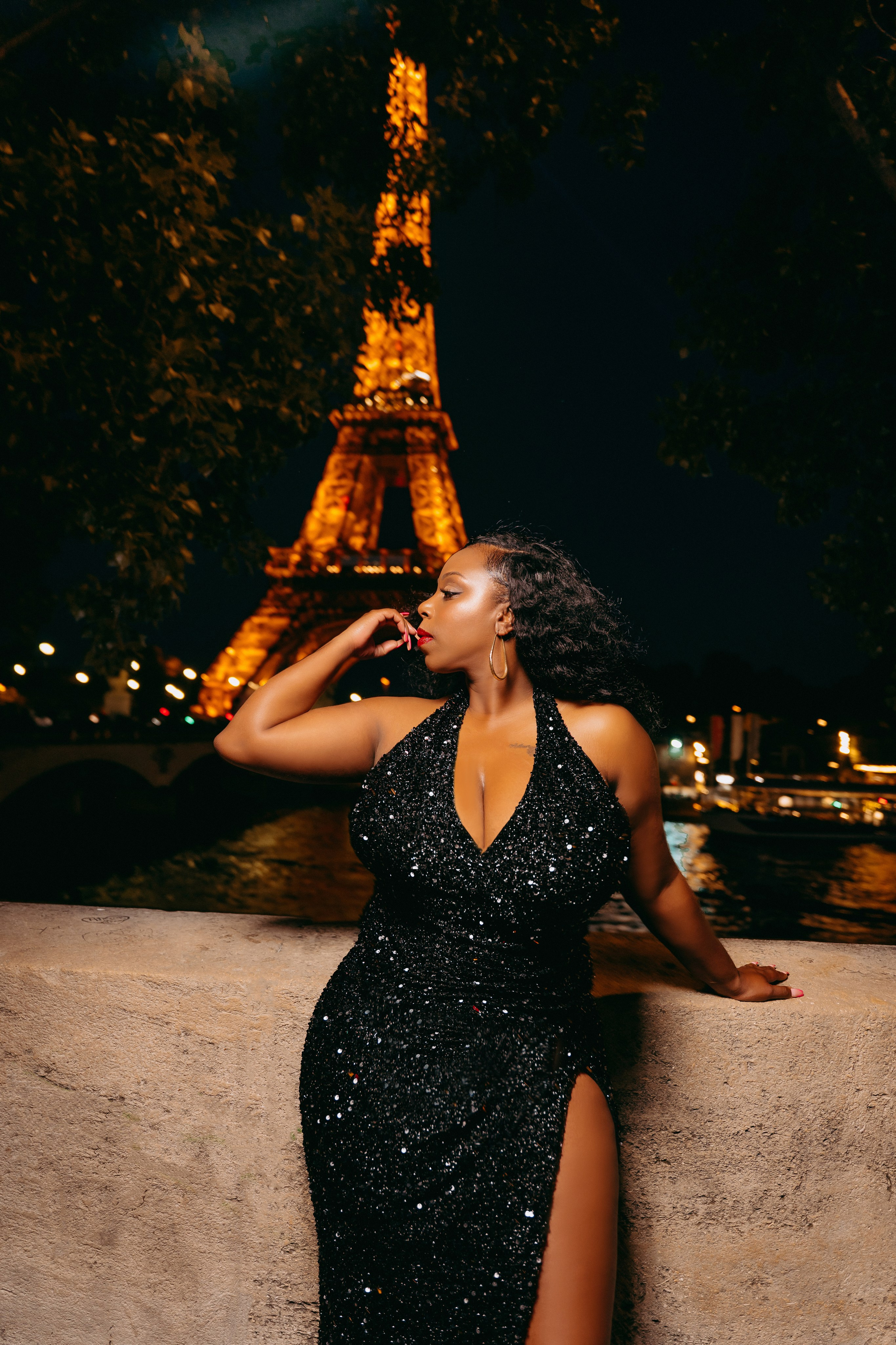 Night Paris/Ночная фотоссесия в Париже. Professional photographer in Paris — Shybitska Iryna