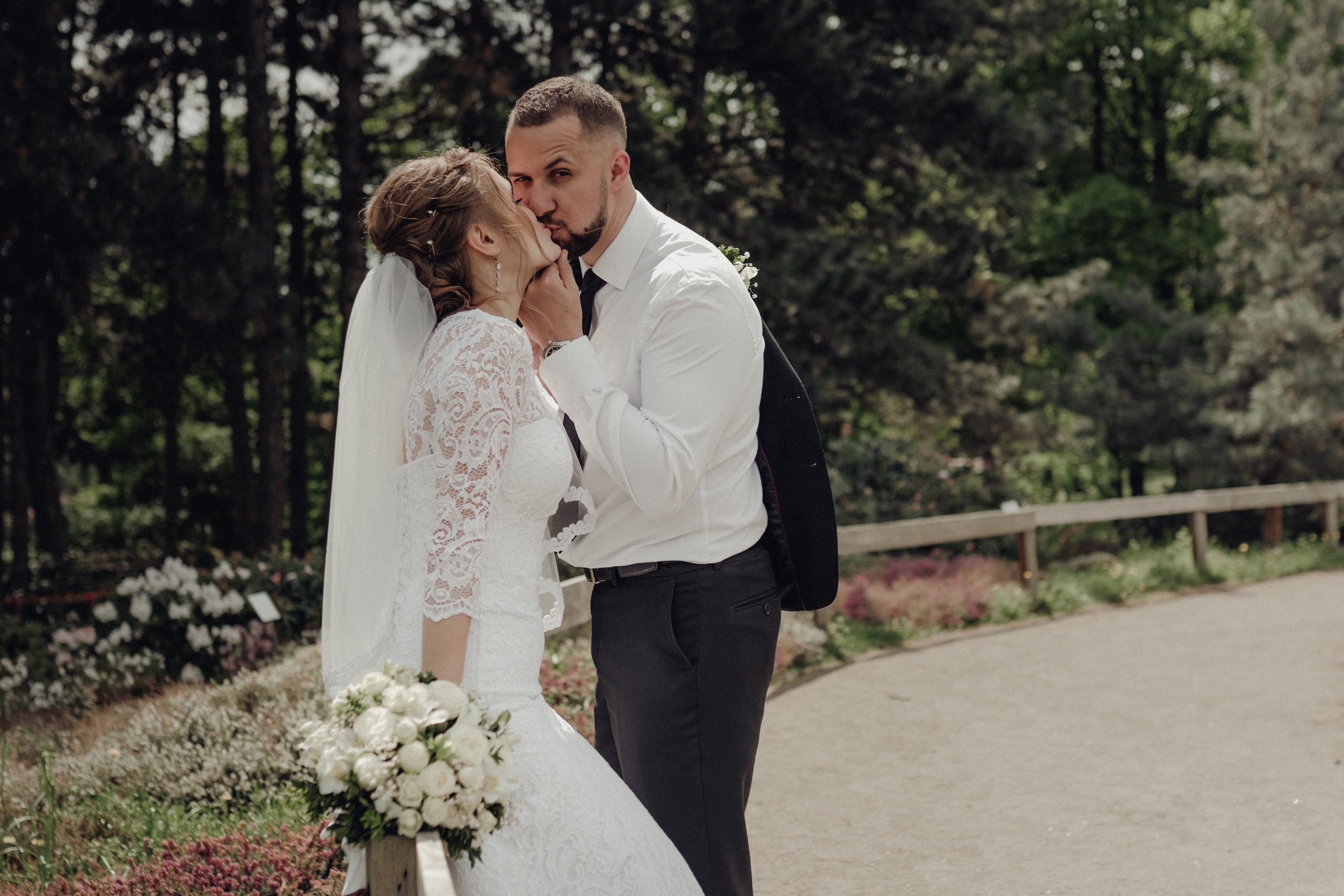 Весільна фотосесія — Ботанічний сад. Professional photographer in Paris — Shybitska Iryna