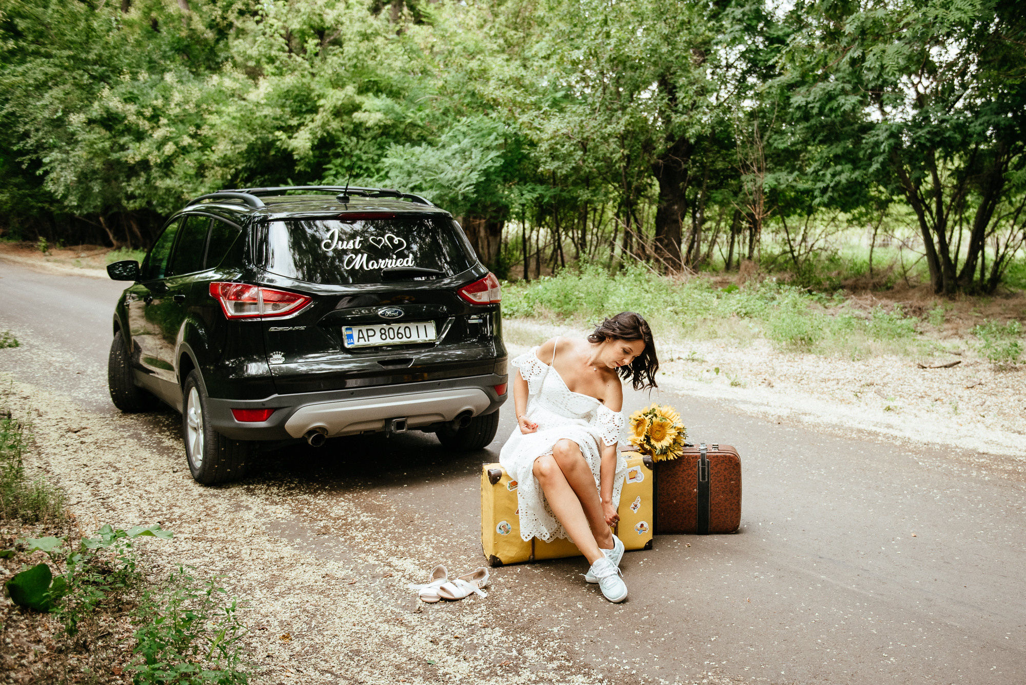 Свадьба в стиле путешествий. Весільний та сімейний фотограф у Запоріжжі Юлія Васьків