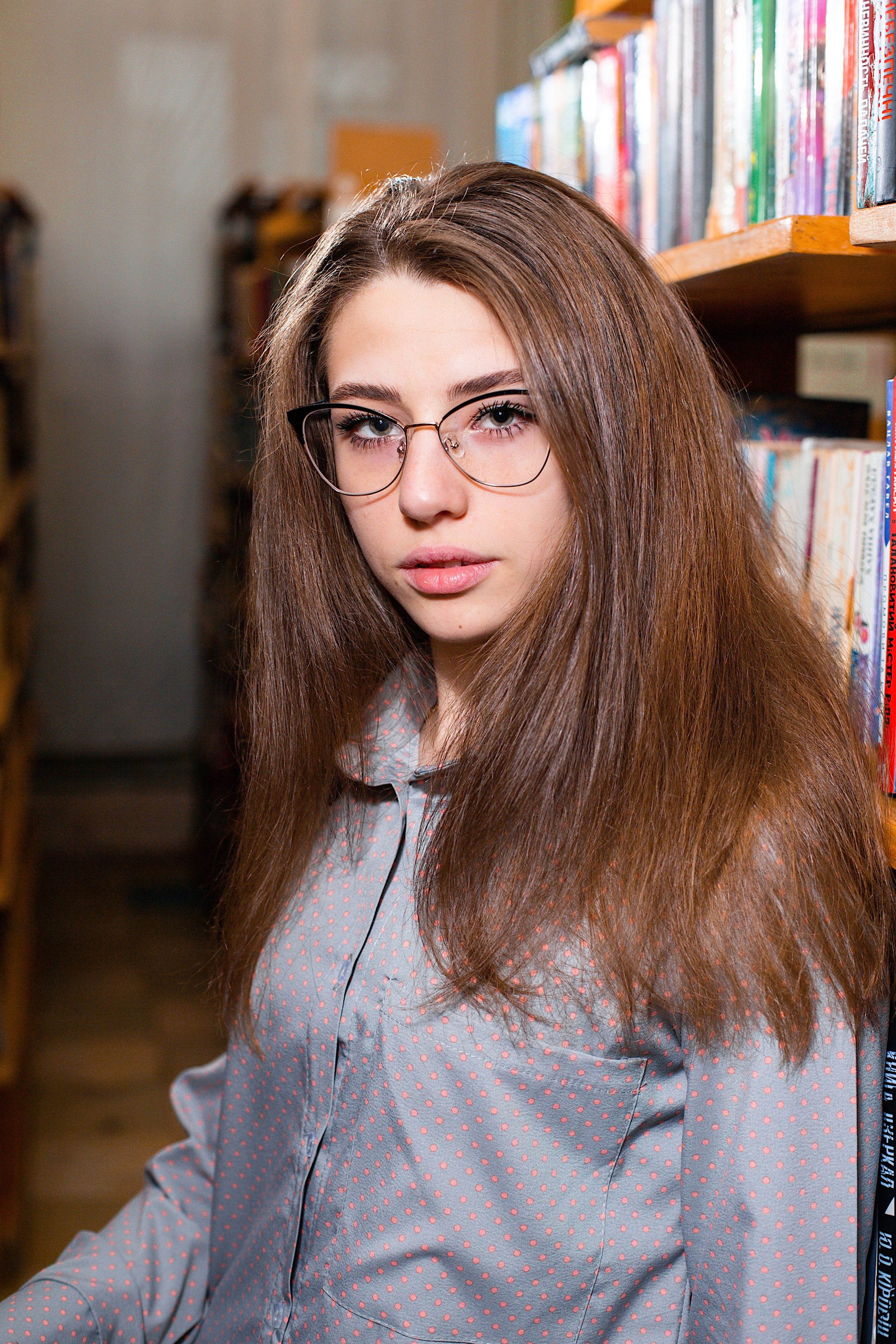 Фотосессия в библиотеке. Фотограф Аня Самофалова